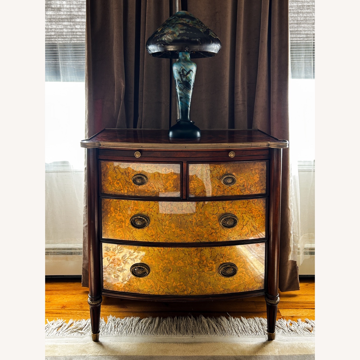 Theodore Alexander Eglomise Chest of Drawers - image-5