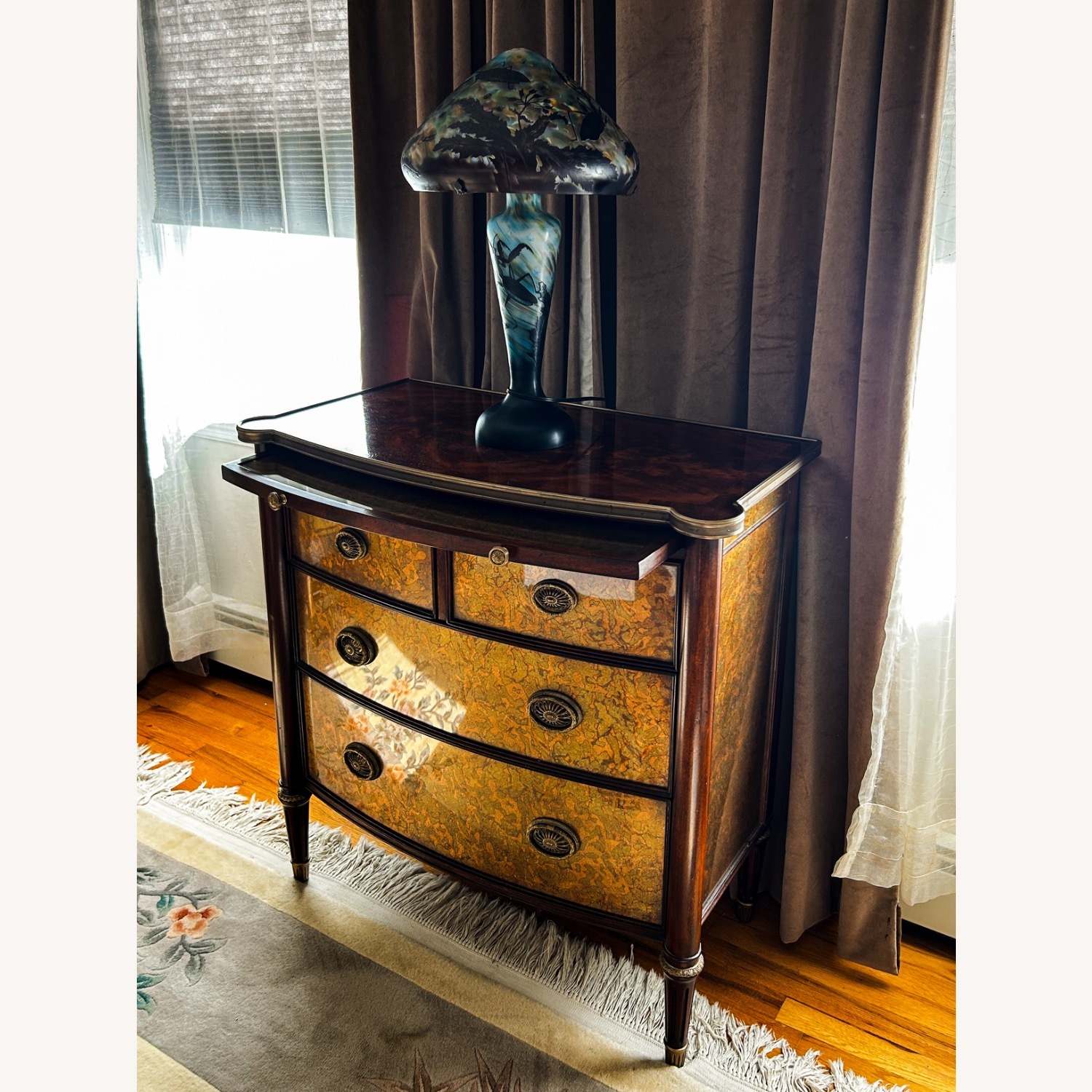 Theodore Alexander Eglomise Chest of Drawers - image-6