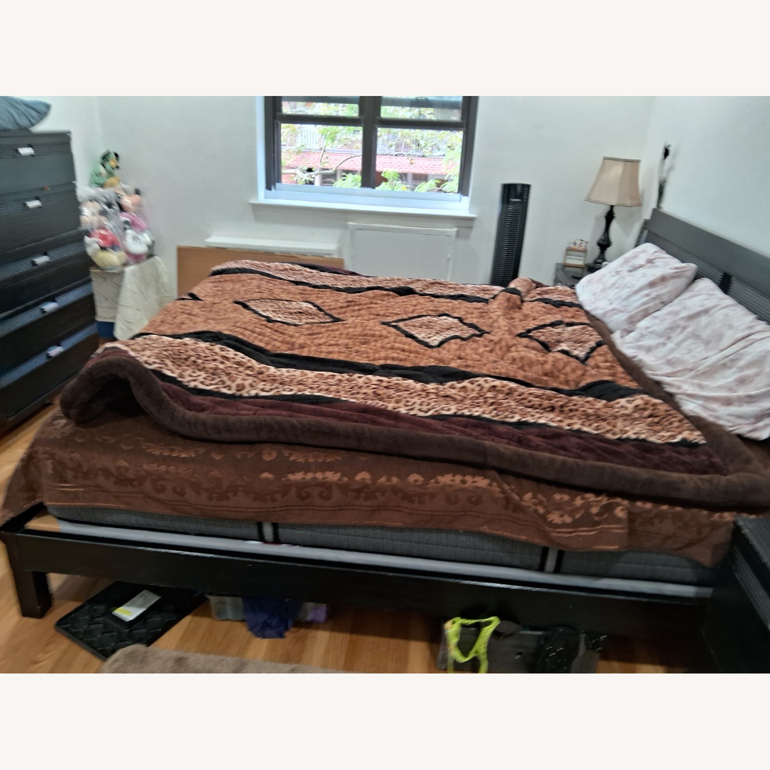 King Size Wooden Bed - image-2