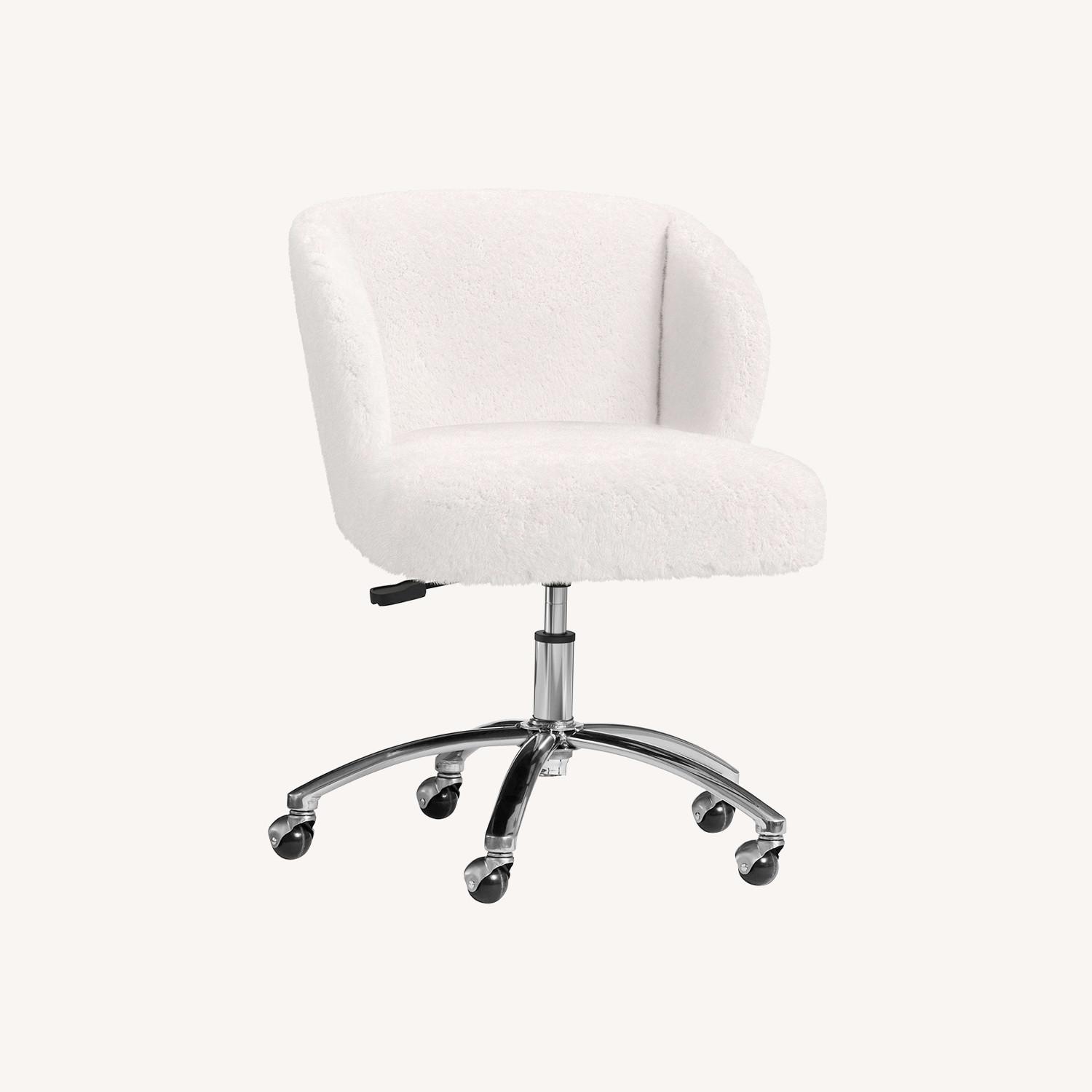 Pottery Barn Teen Sherpa Desk Chair - image-0
