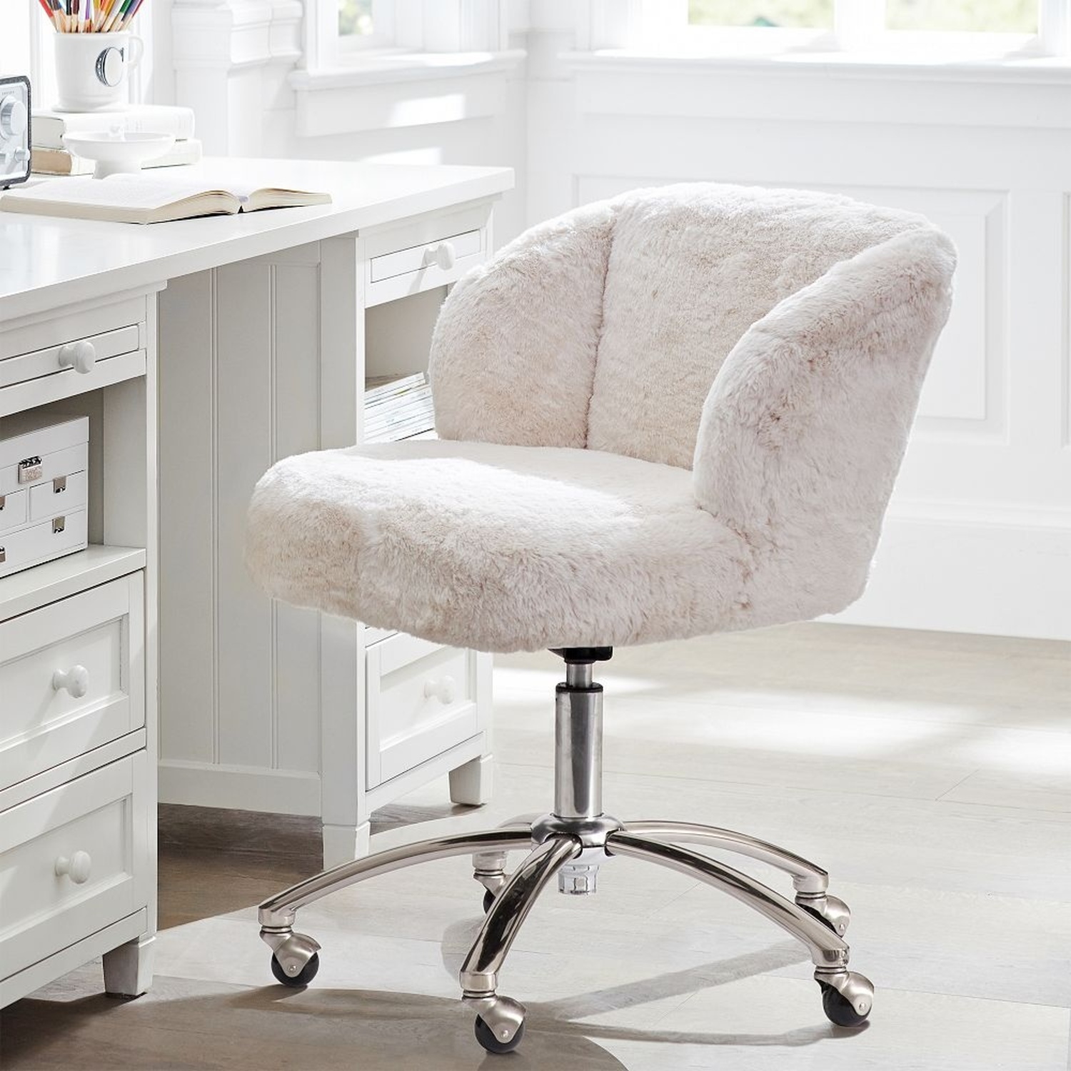 Pottery Barn Teen Sherpa Desk Chair - image-7