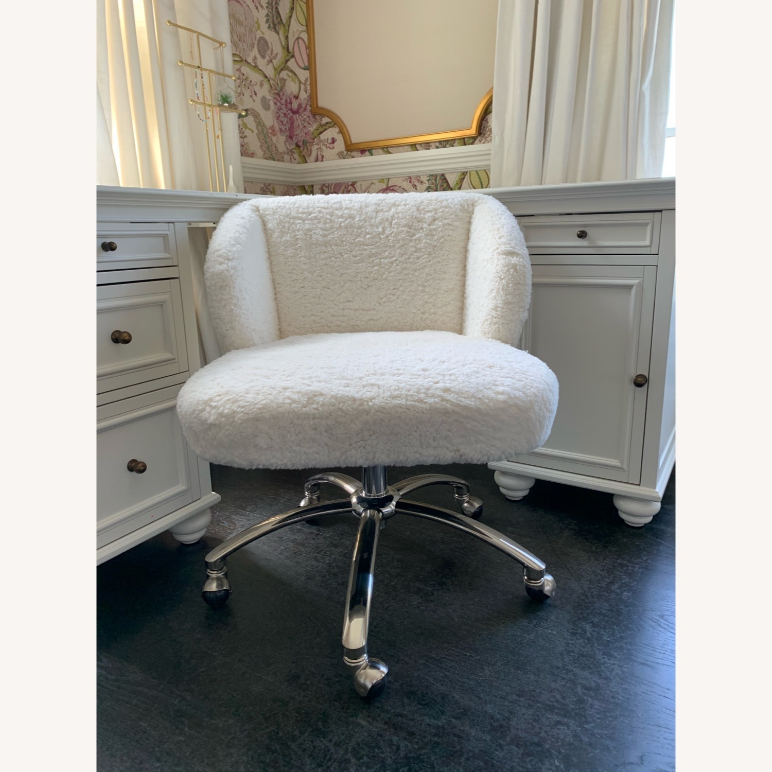 Pottery Barn Teen Sherpa Desk Chair - image-1
