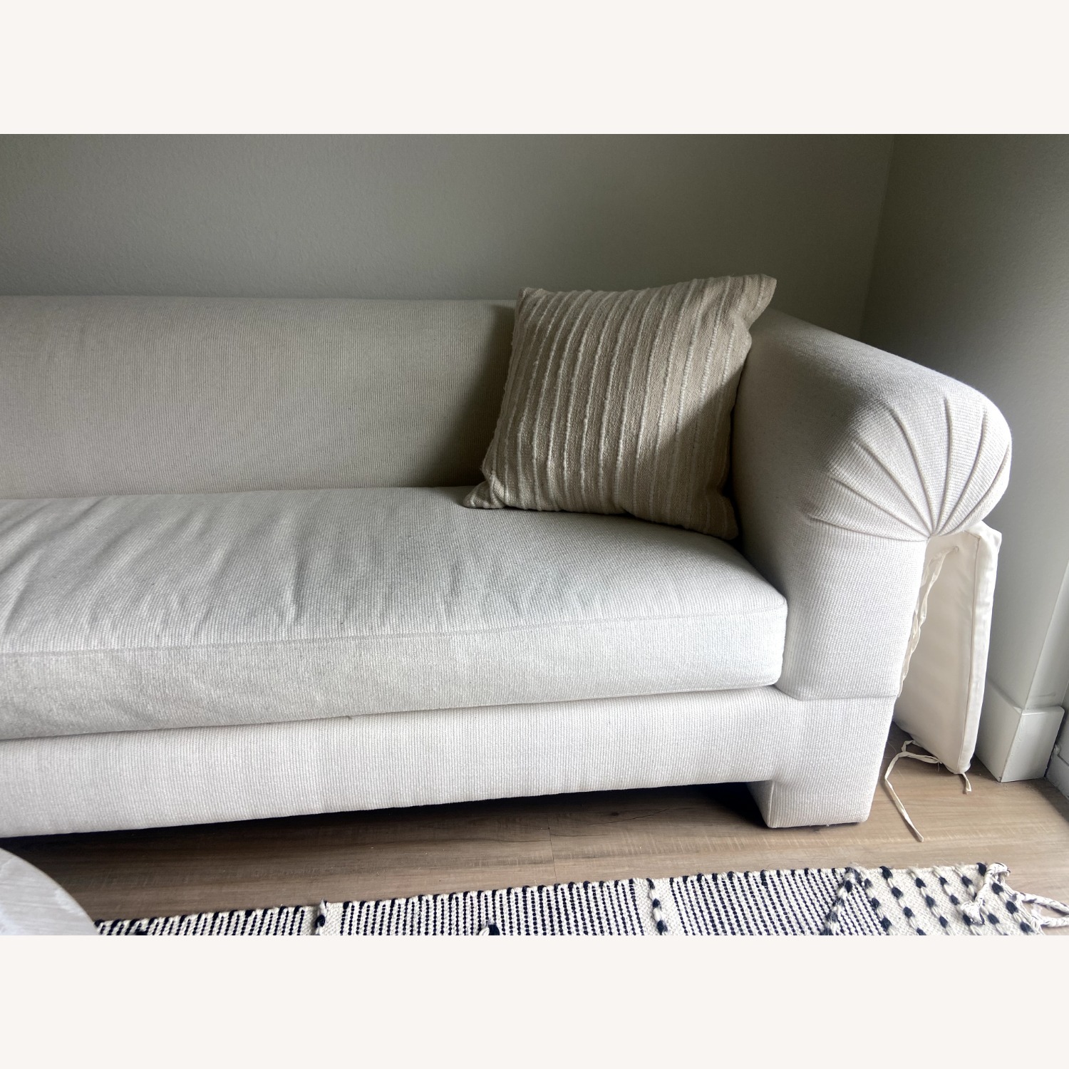 CB2 x Kara Mann Straight Rolled-Arm Sofa - image-3