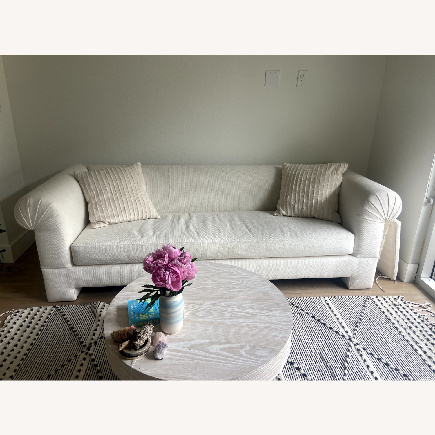 CB2 x Kara Mann Straight Rolled-Arm Sofa - image-4