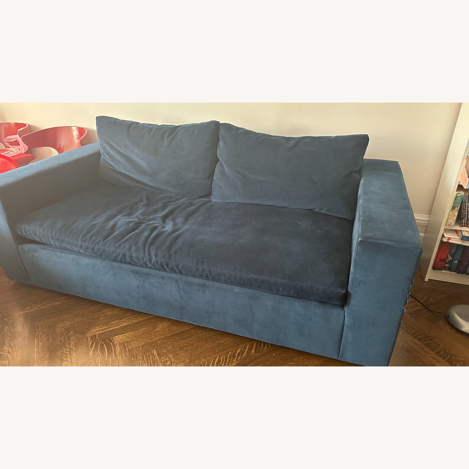Dark Blue Sleeper Sofa - image-2
