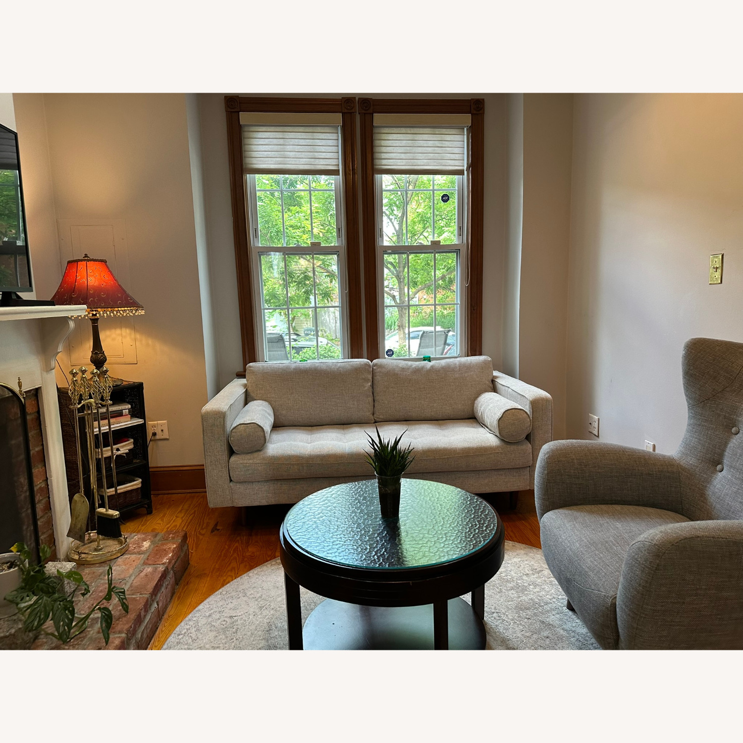 Article Sven Birch Ivory 72" Sofa - image-1