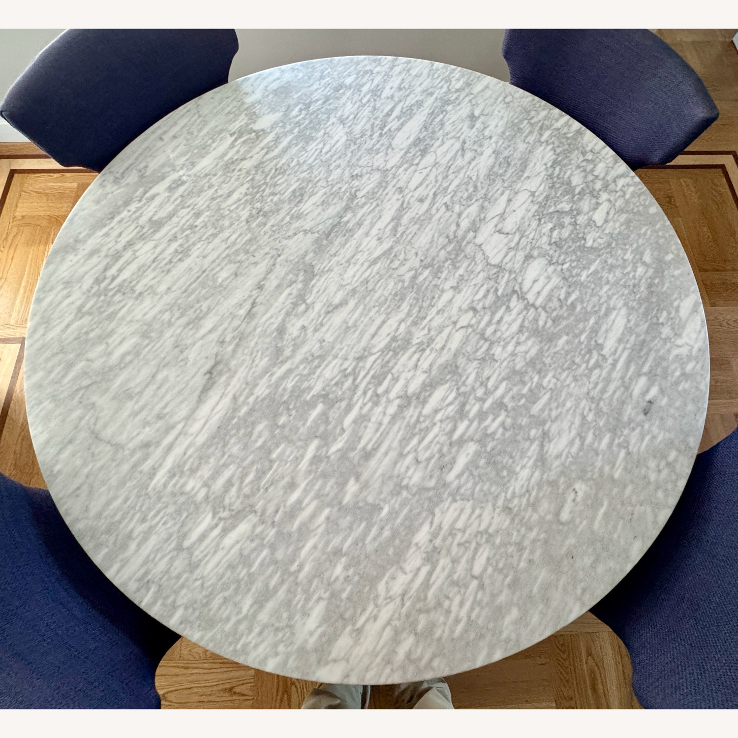 Williams-Sonoma Tulip 56" Marble Dining Table - image-1