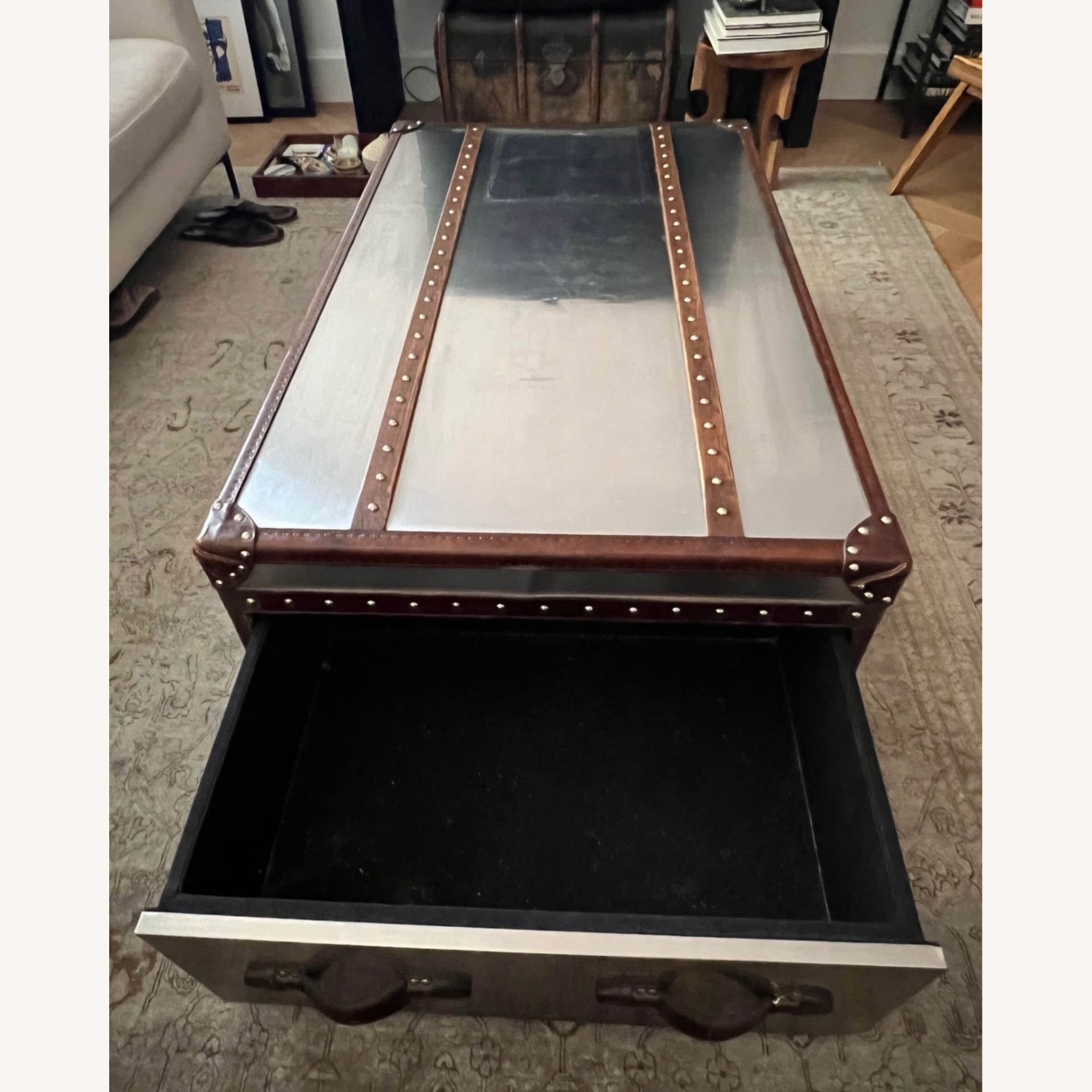 Restoration Hardware Mayfair Trunk Coffee Table - image-3