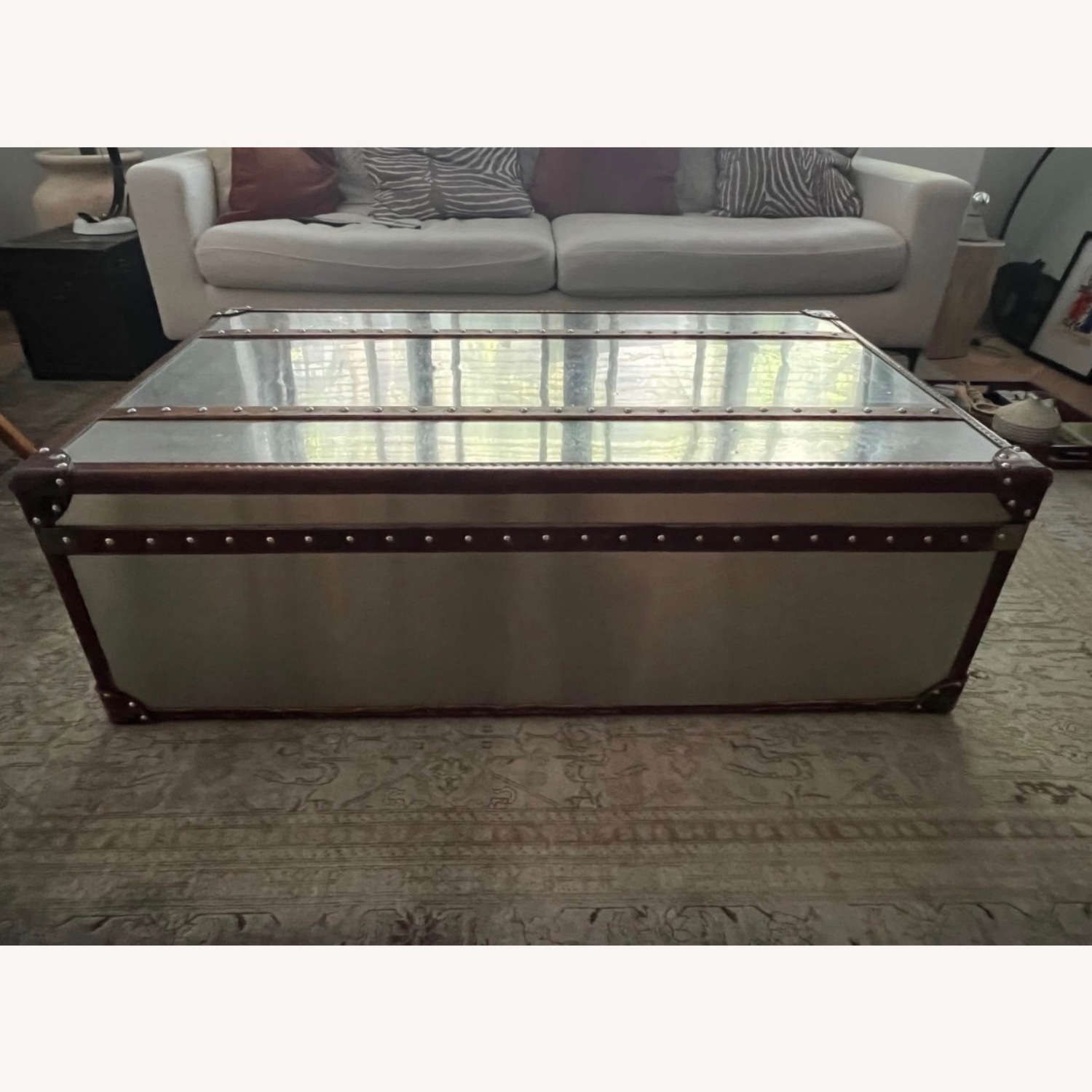 Restoration Hardware Mayfair Trunk Coffee Table - image-5