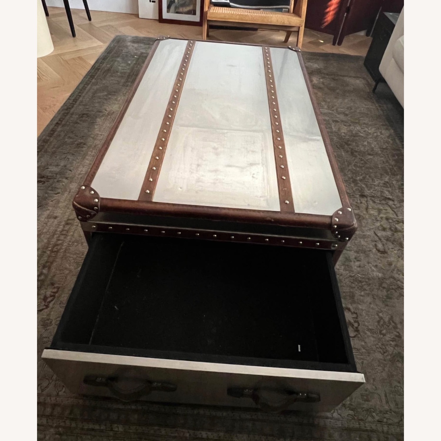 Restoration Hardware Mayfair Trunk Coffee Table - image-4