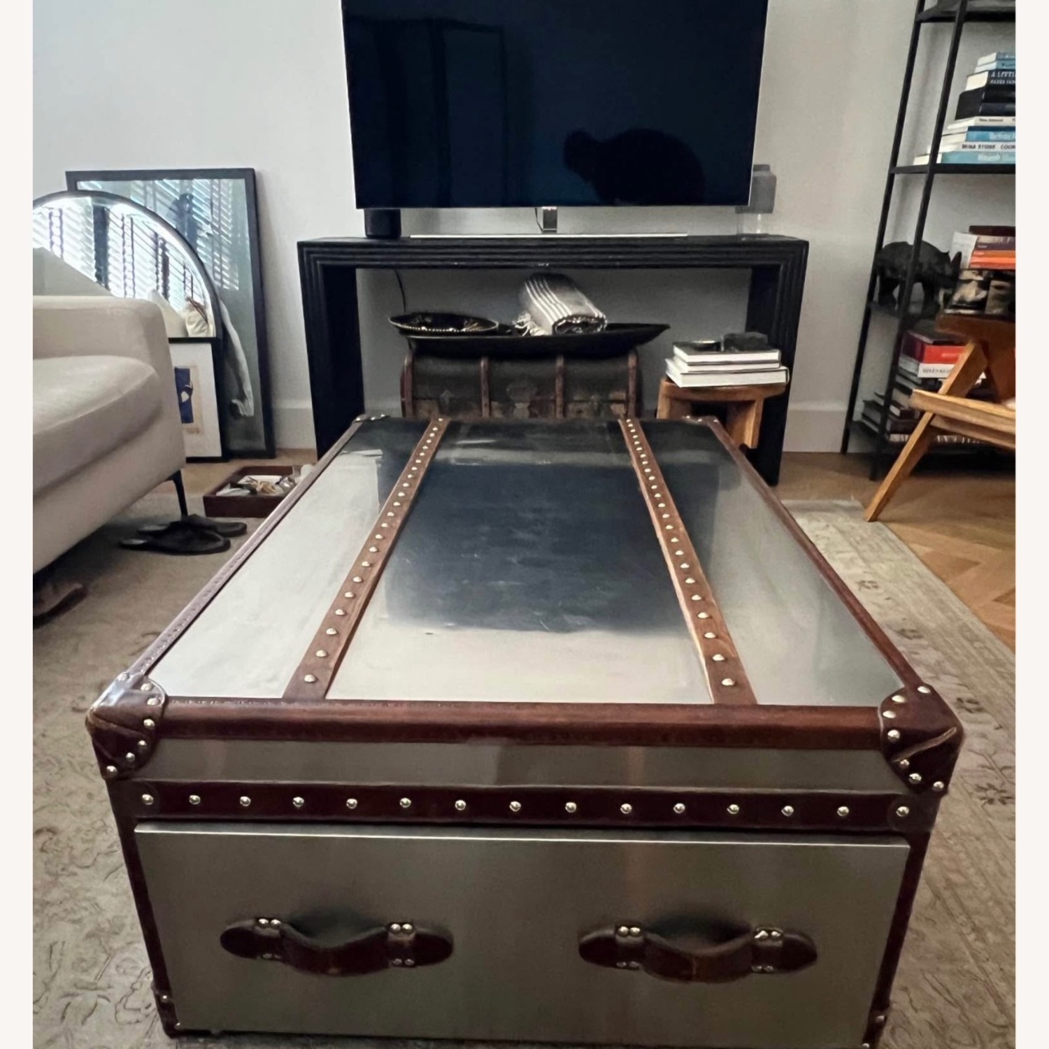 Restoration Hardware Mayfair Trunk Coffee Table - image-2