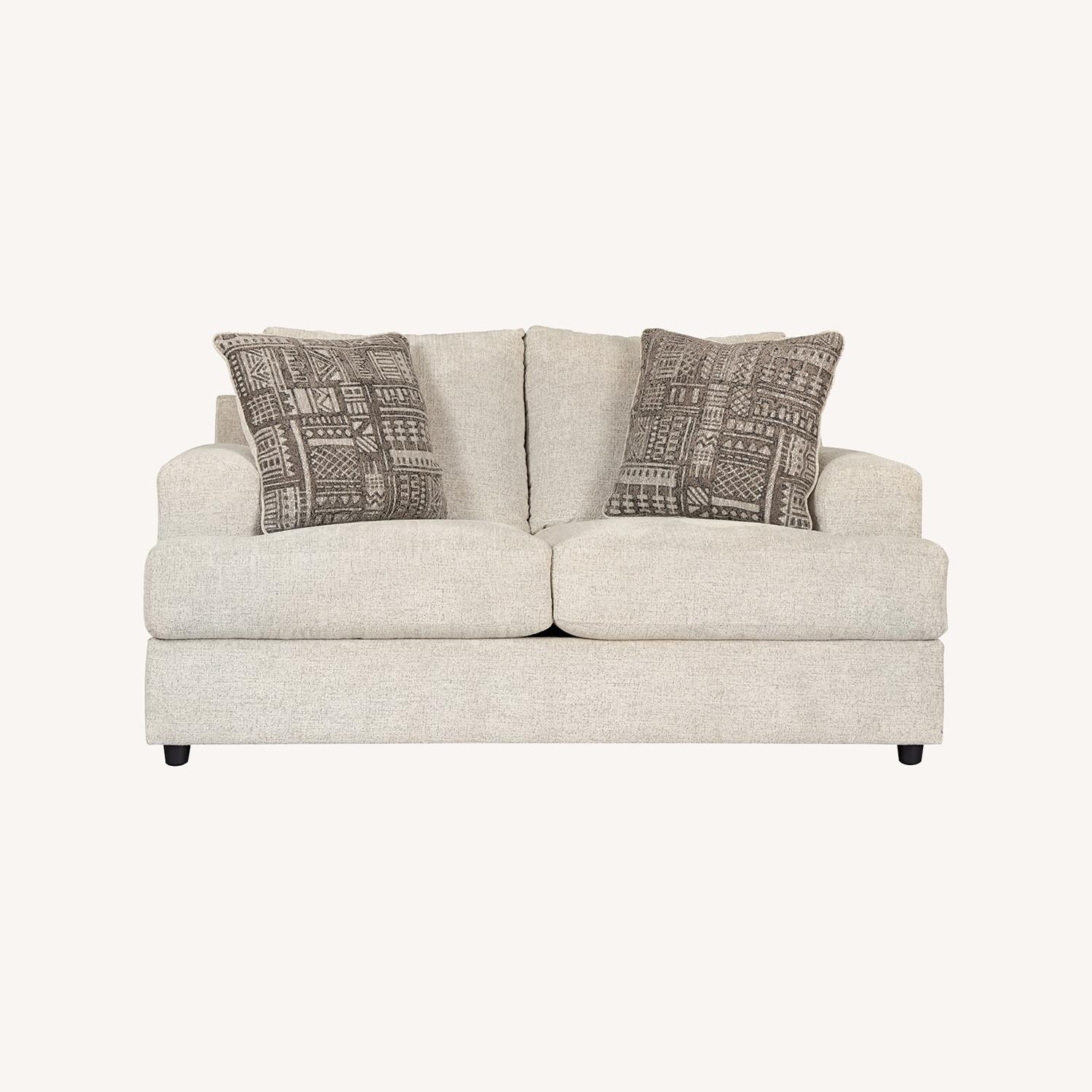 Ashely Furiture Soletren Beige Couch - image-0