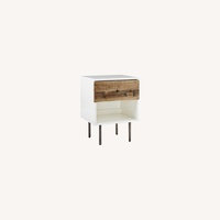 West Elm Emmerson Reclaimed Wood & Lacquer Nightstand