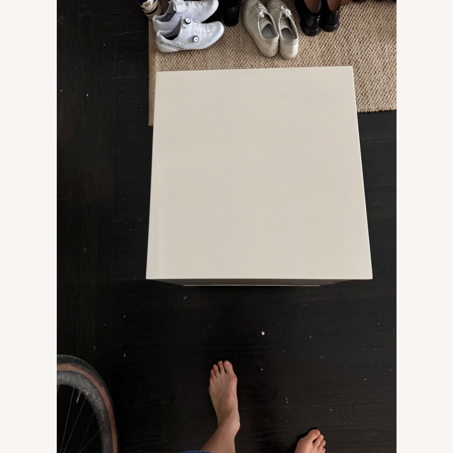 West Elm Emmerson Reclaimed Wood & Lacquer Nightstand - image-4