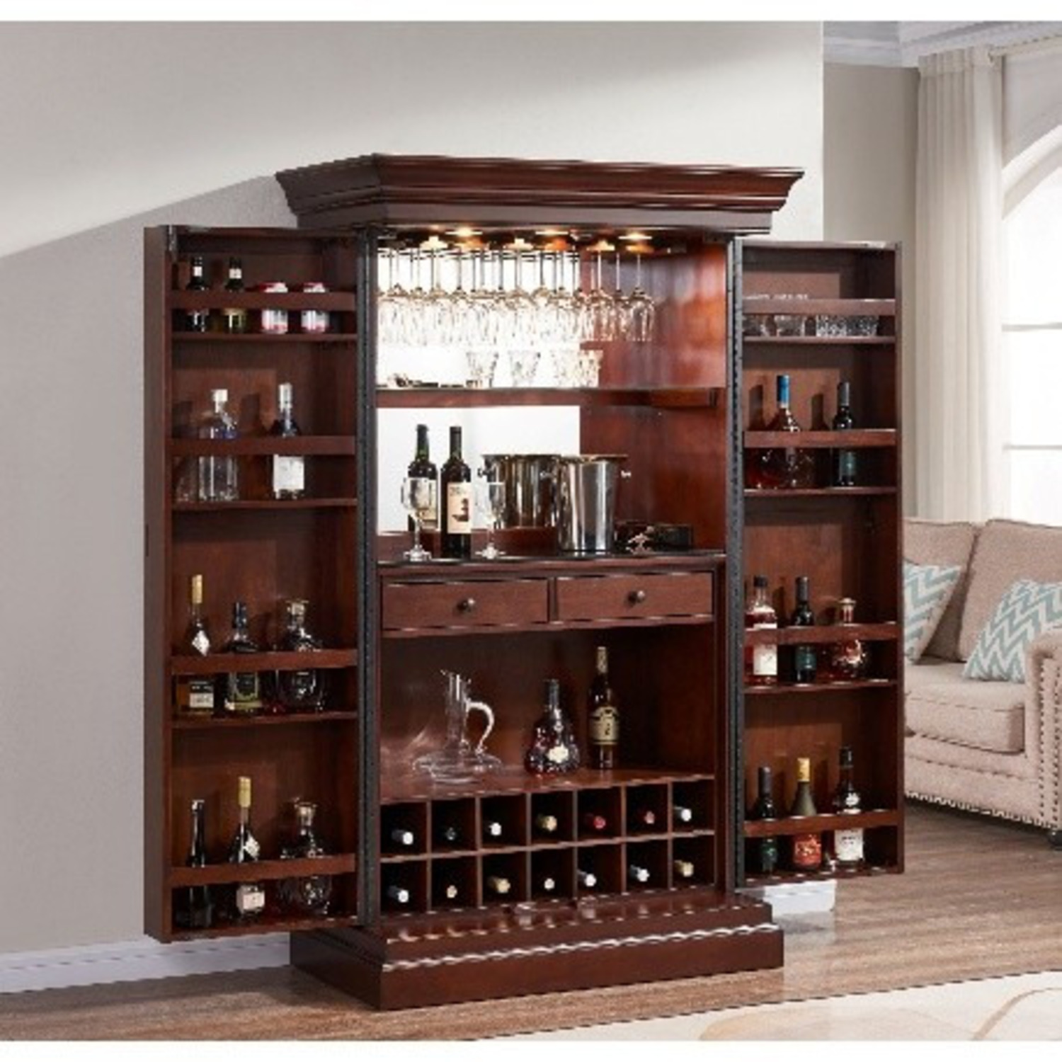 Ashton  Bar Cabinet - image-1