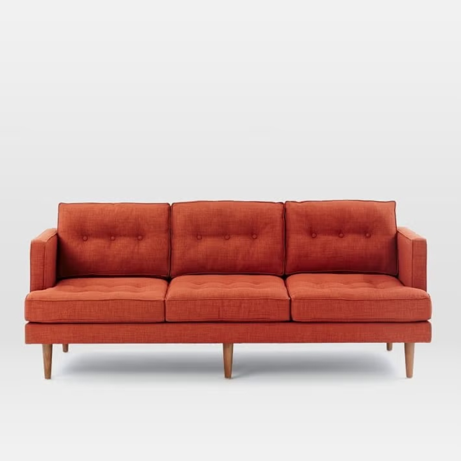 Burnt Orange MCM 3-seater Couch