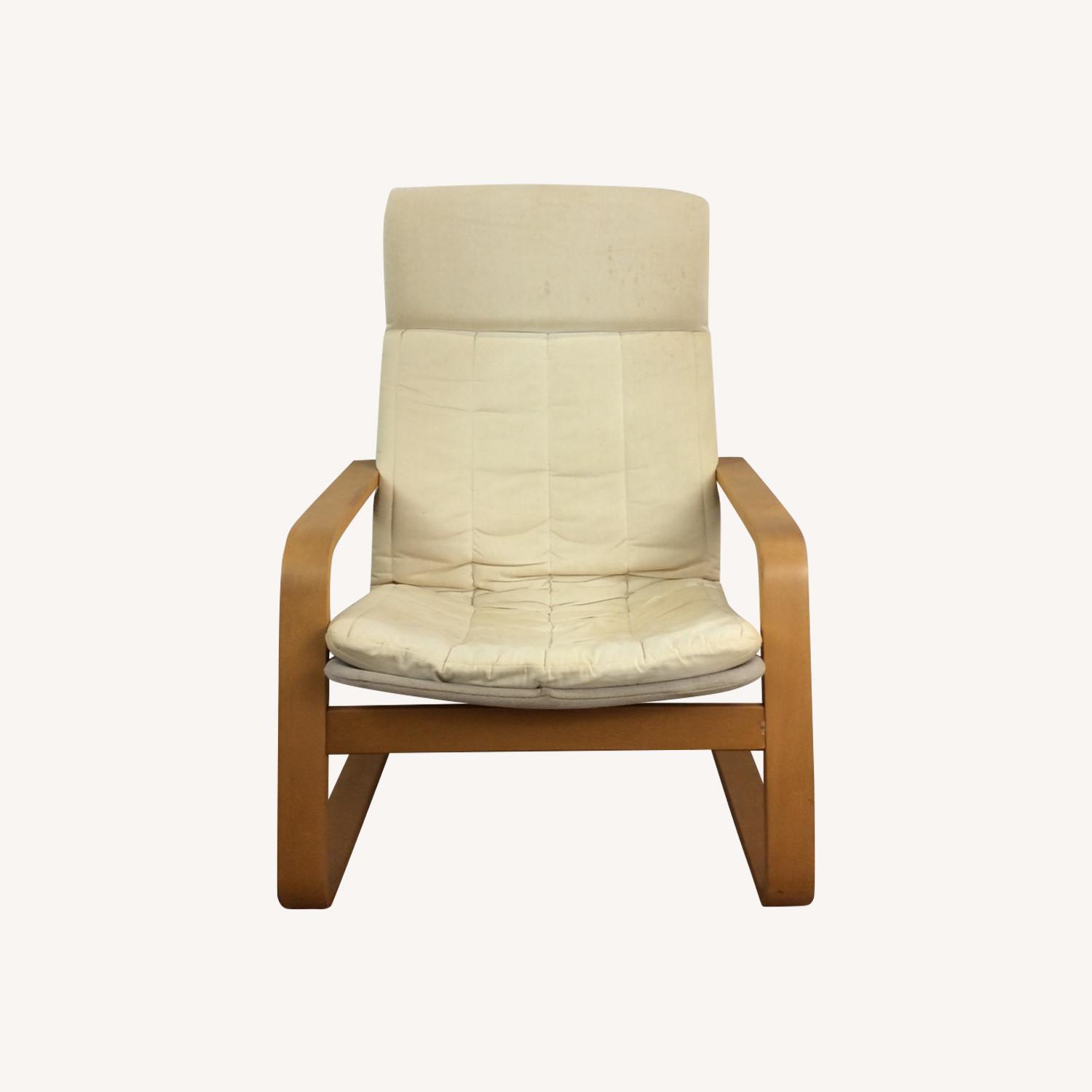 Vintage Ikea Lounge Chair with Bentwood Frame - image-0