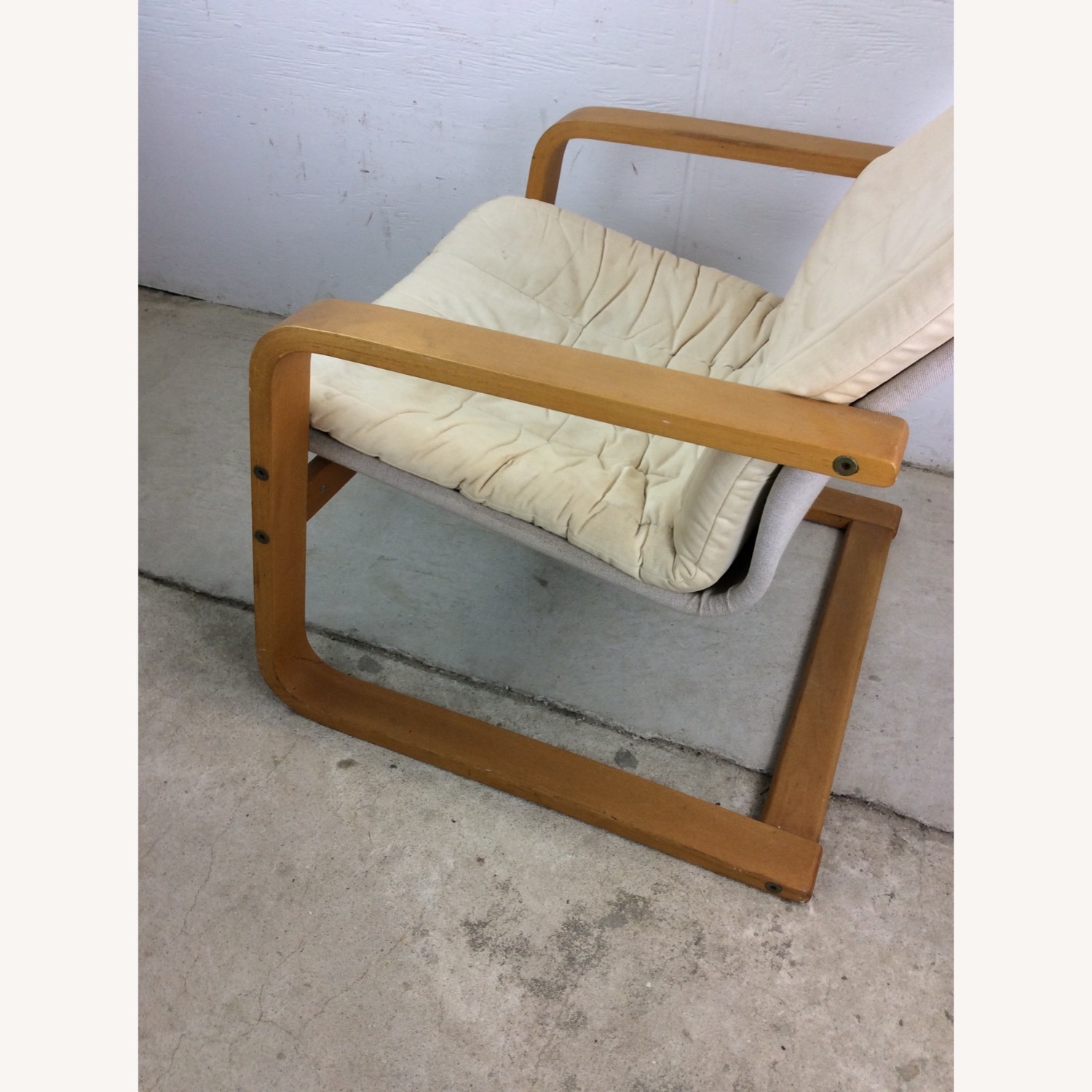Vintage Ikea Lounge Chair with Bentwood Frame - image-13