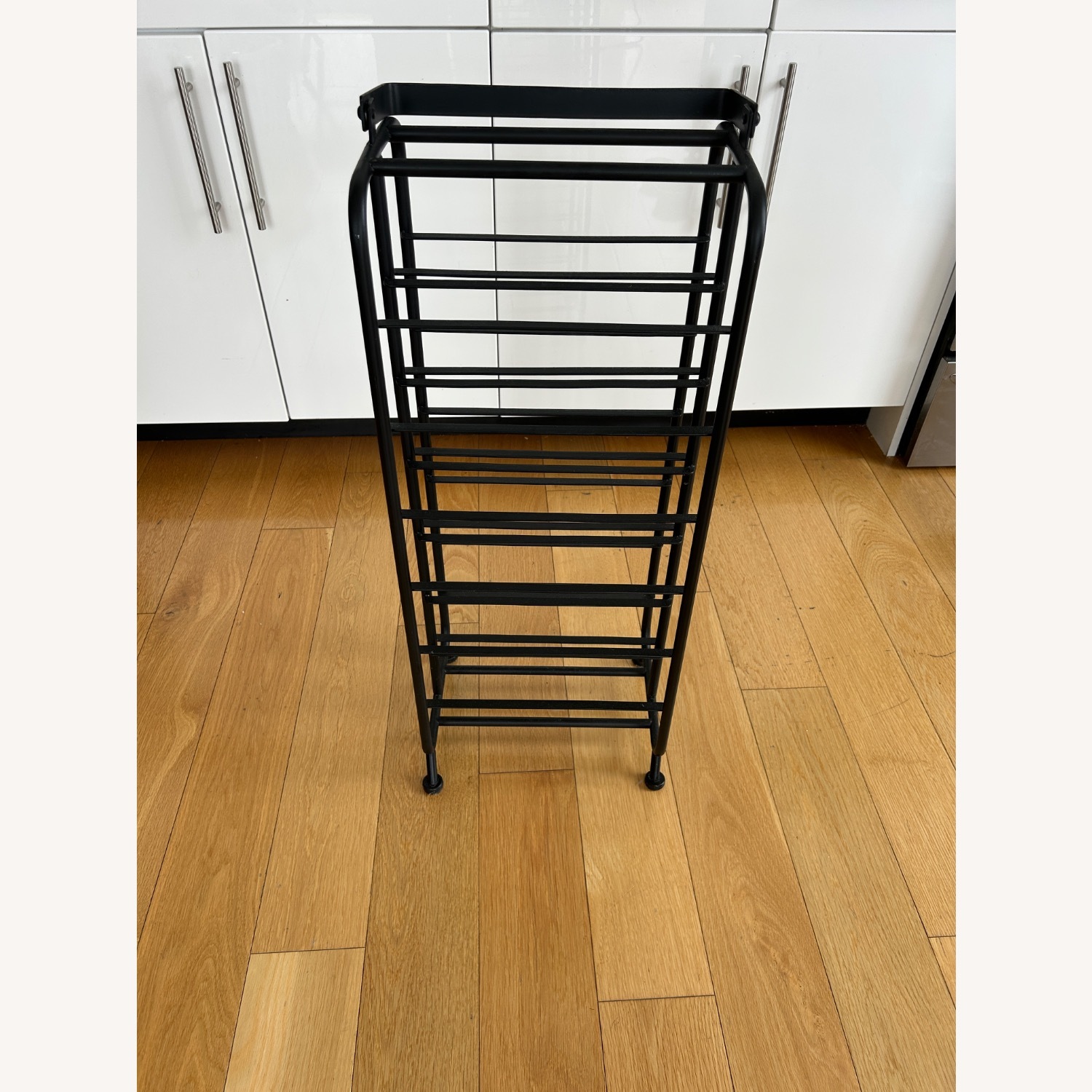 Pottery Barn Iron Caddie Tall Wine Rack - image-2