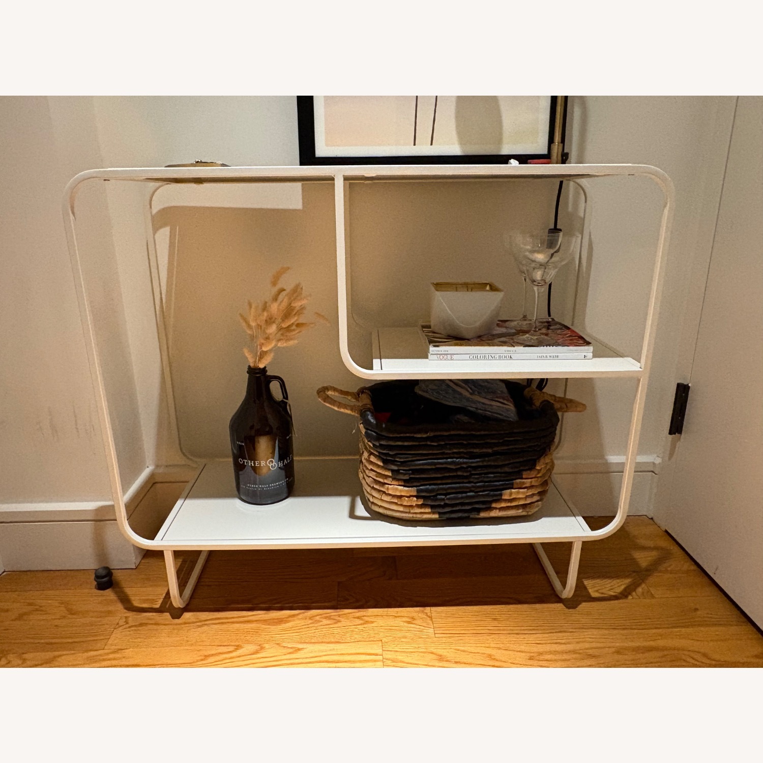 Alana White Metal Console Unit - image-2