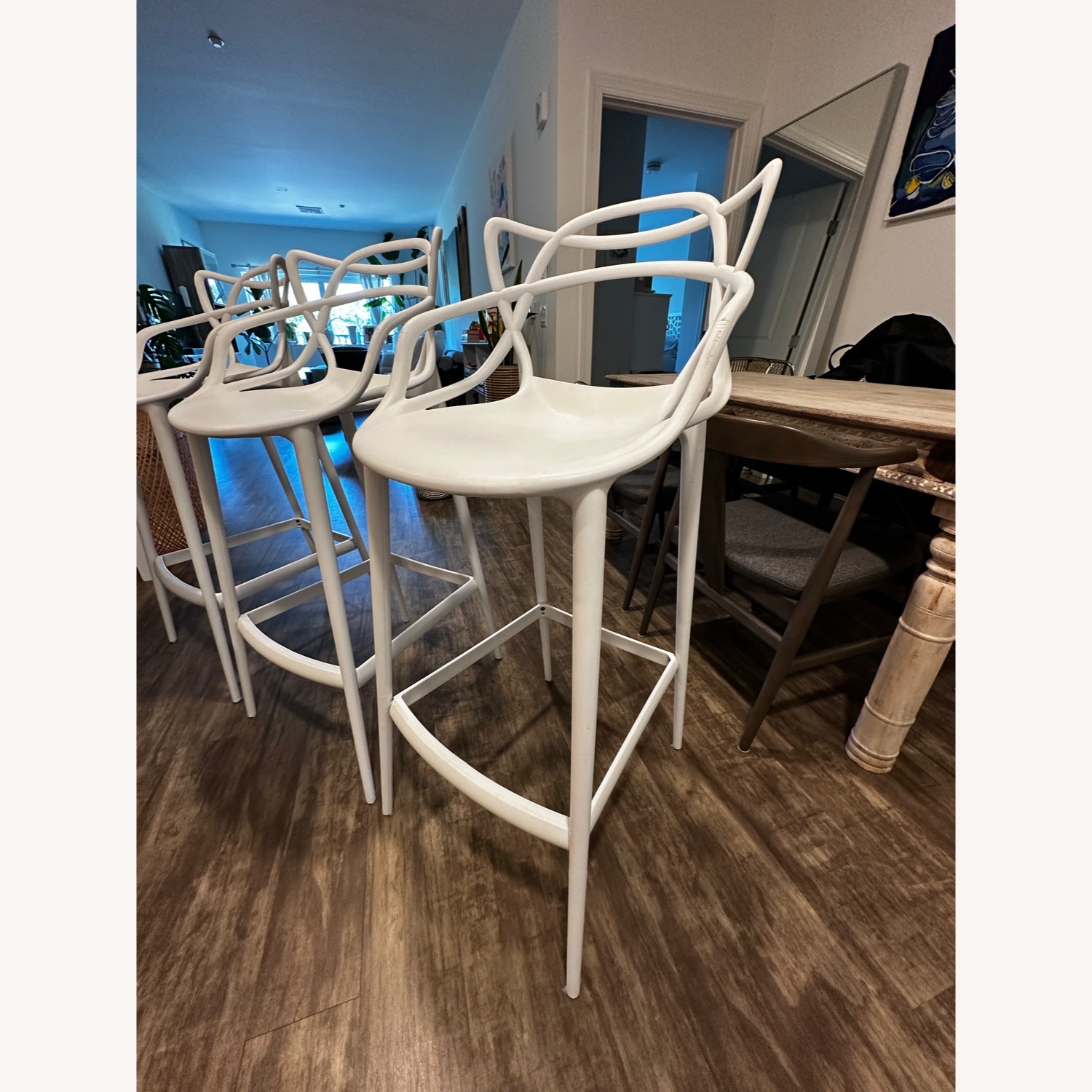 Entangled Bar Stools - White - image-4