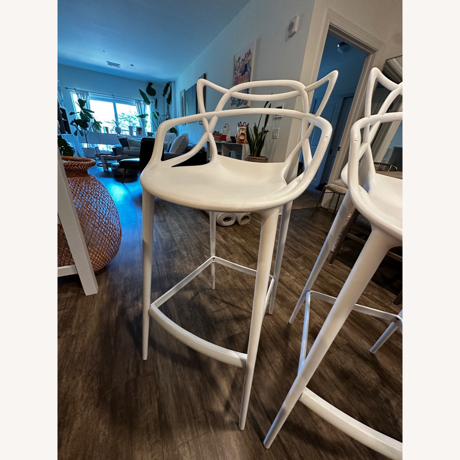 Entangled Bar Stools - White - image-6