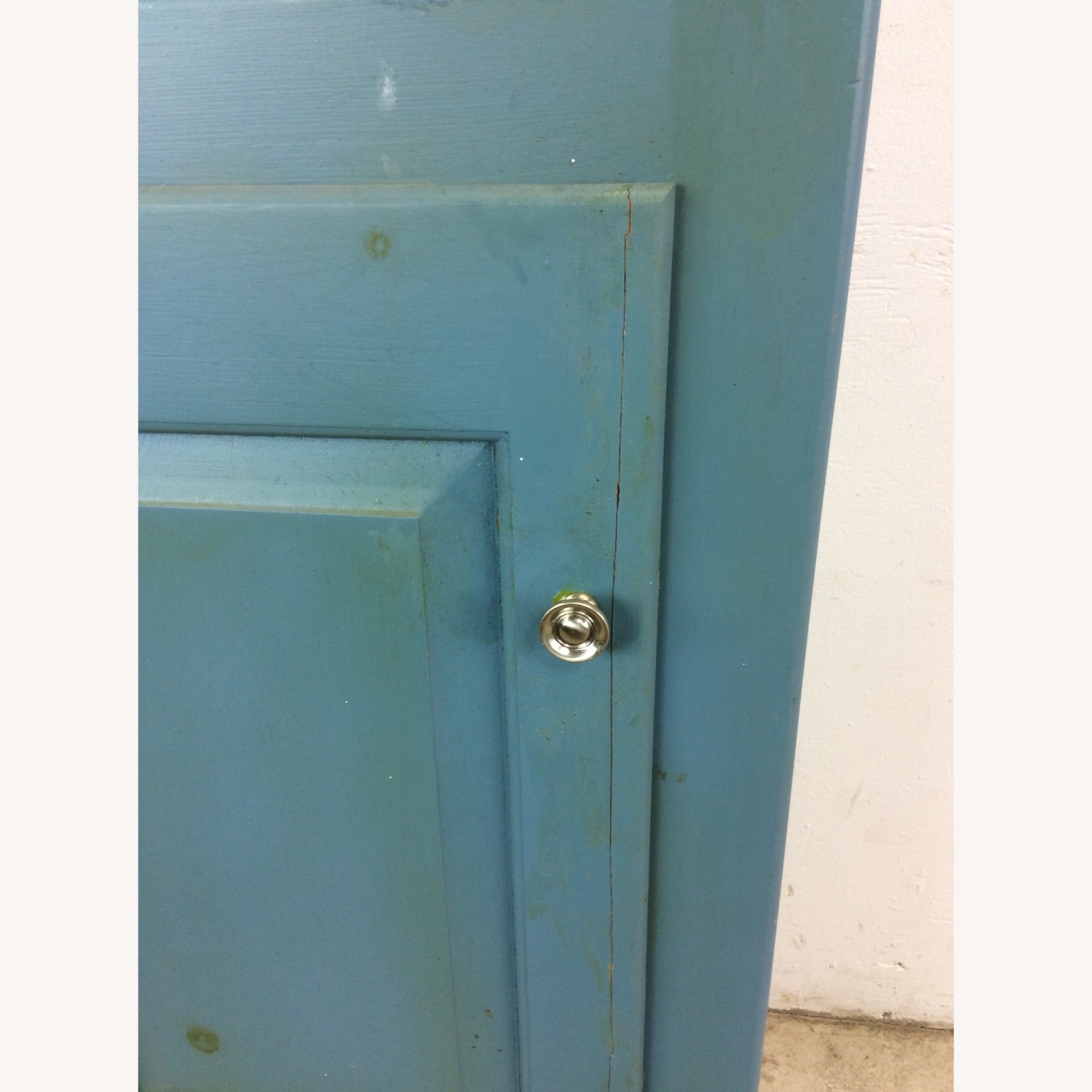 Antique Pine Corner Cabinet W Shelving & Cabinet - image-18