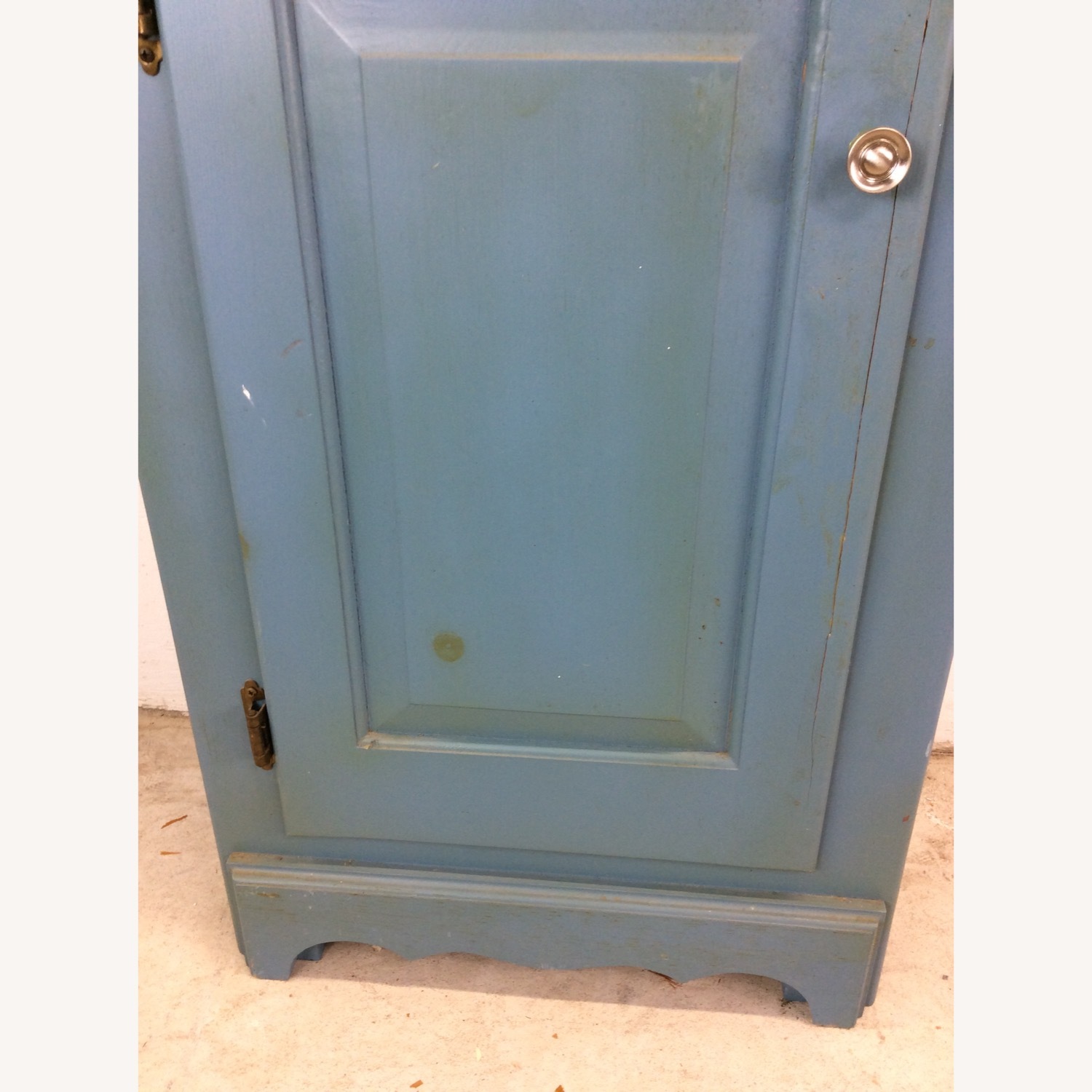 Antique Pine Corner Cabinet W Shelving & Cabinet - image-17