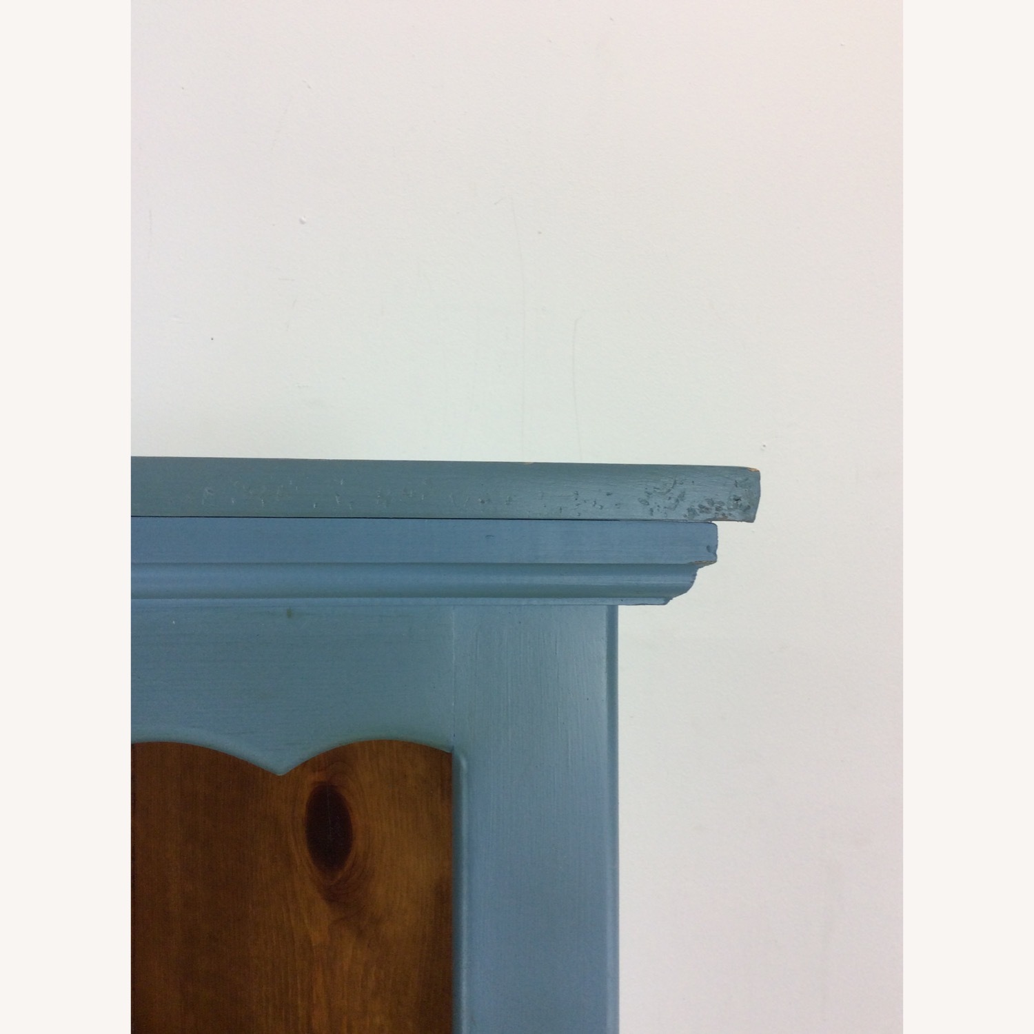 Antique Pine Corner Cabinet W Shelving & Cabinet - image-24