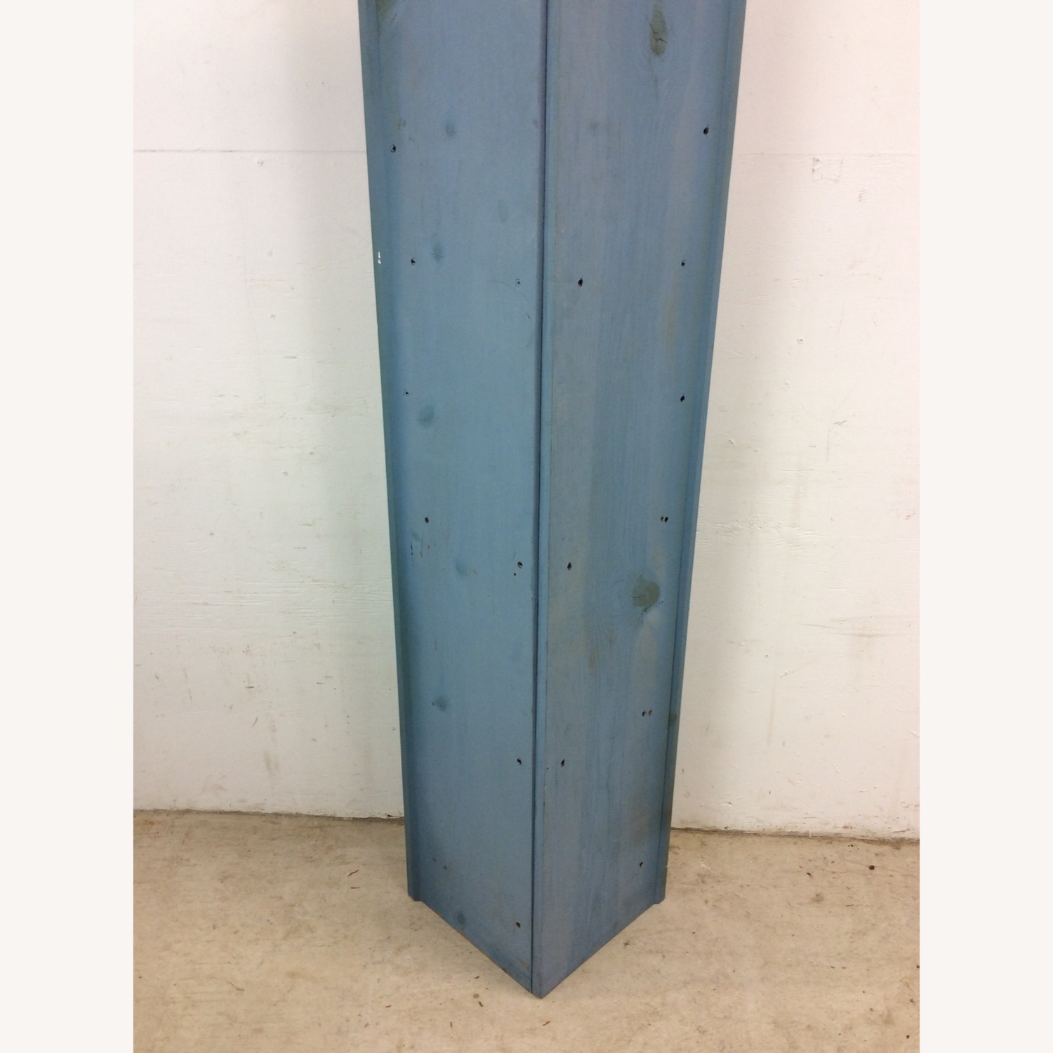 Antique Pine Corner Cabinet W Shelving & Cabinet - image-21