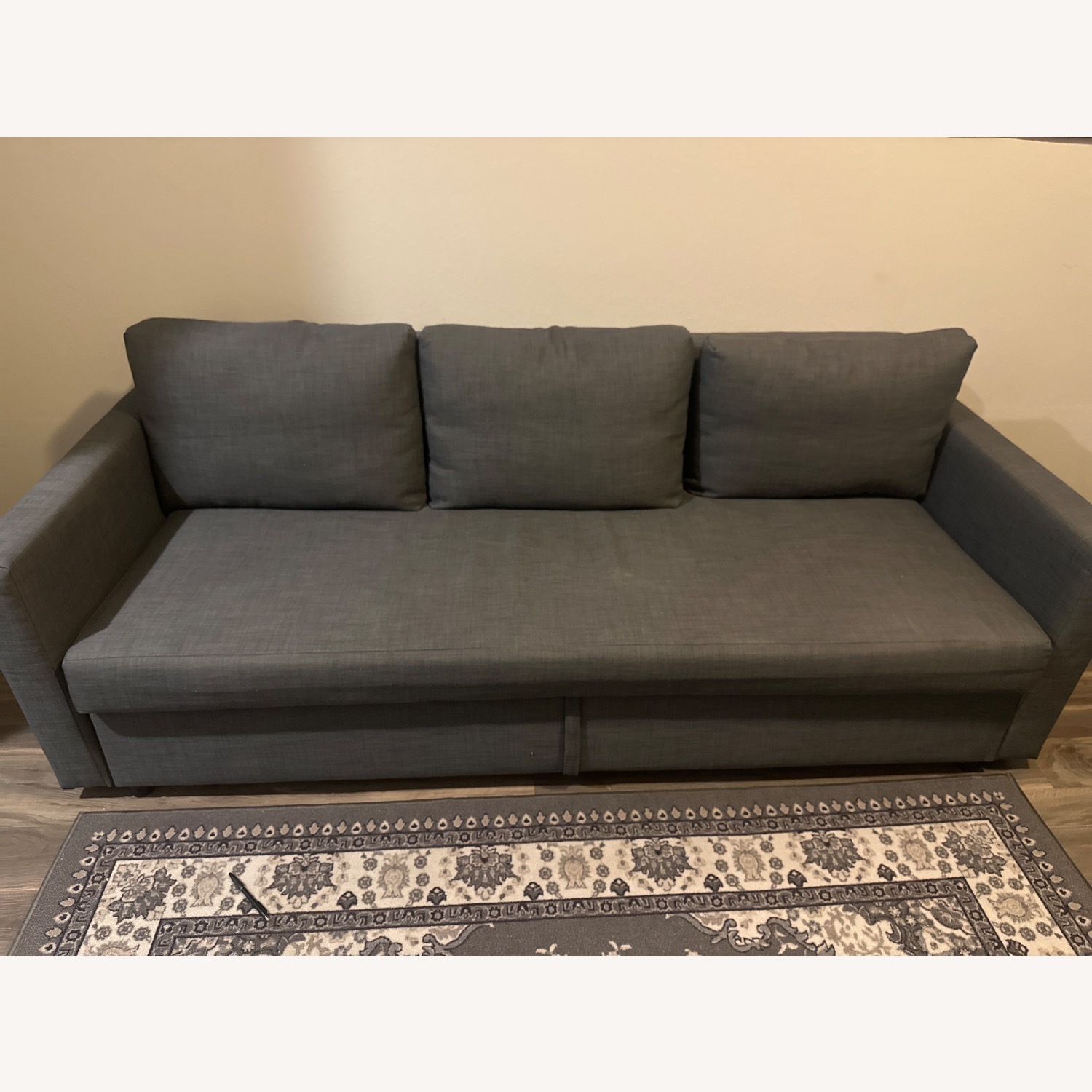 IKEA 3seater Fabric Sleeper Sofa - image-6