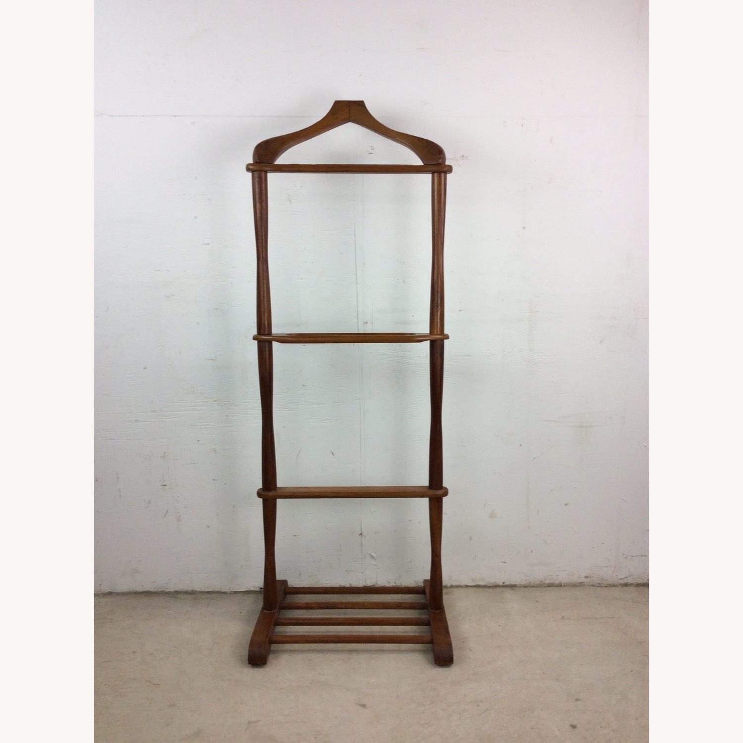 MCM Wood Gentleman's Valet with Accessory Dish - image-2