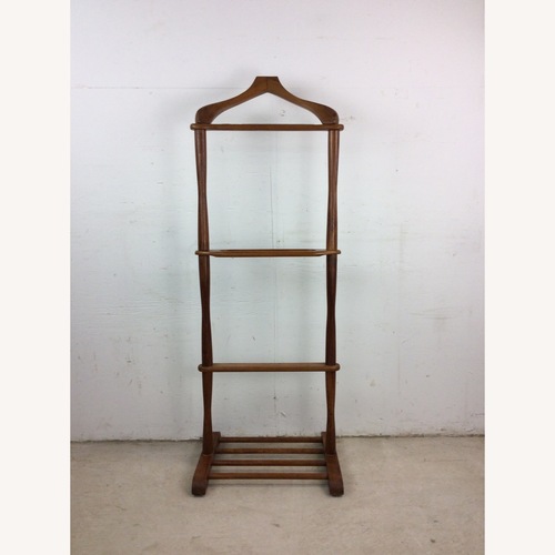 Used MCM Wood Gentleman's Valet with Accessory Dish for sale on AptDeco