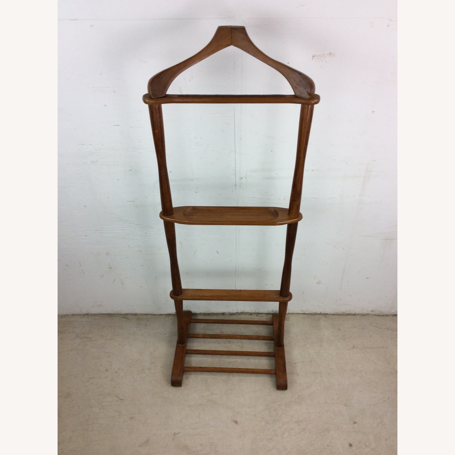 MCM Wood Gentleman's Valet with Accessory Dish - image-3