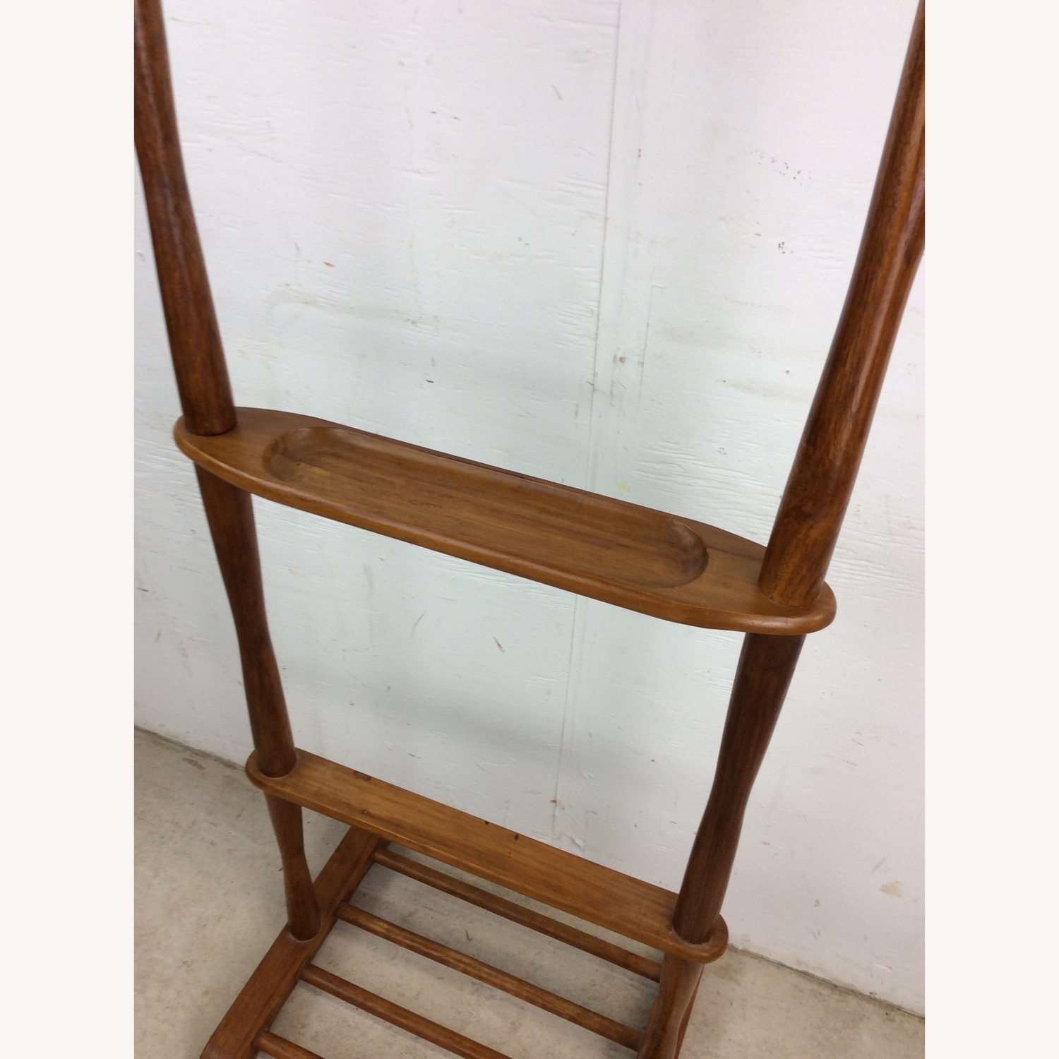 MCM Wood Gentleman's Valet with Accessory Dish - image-9