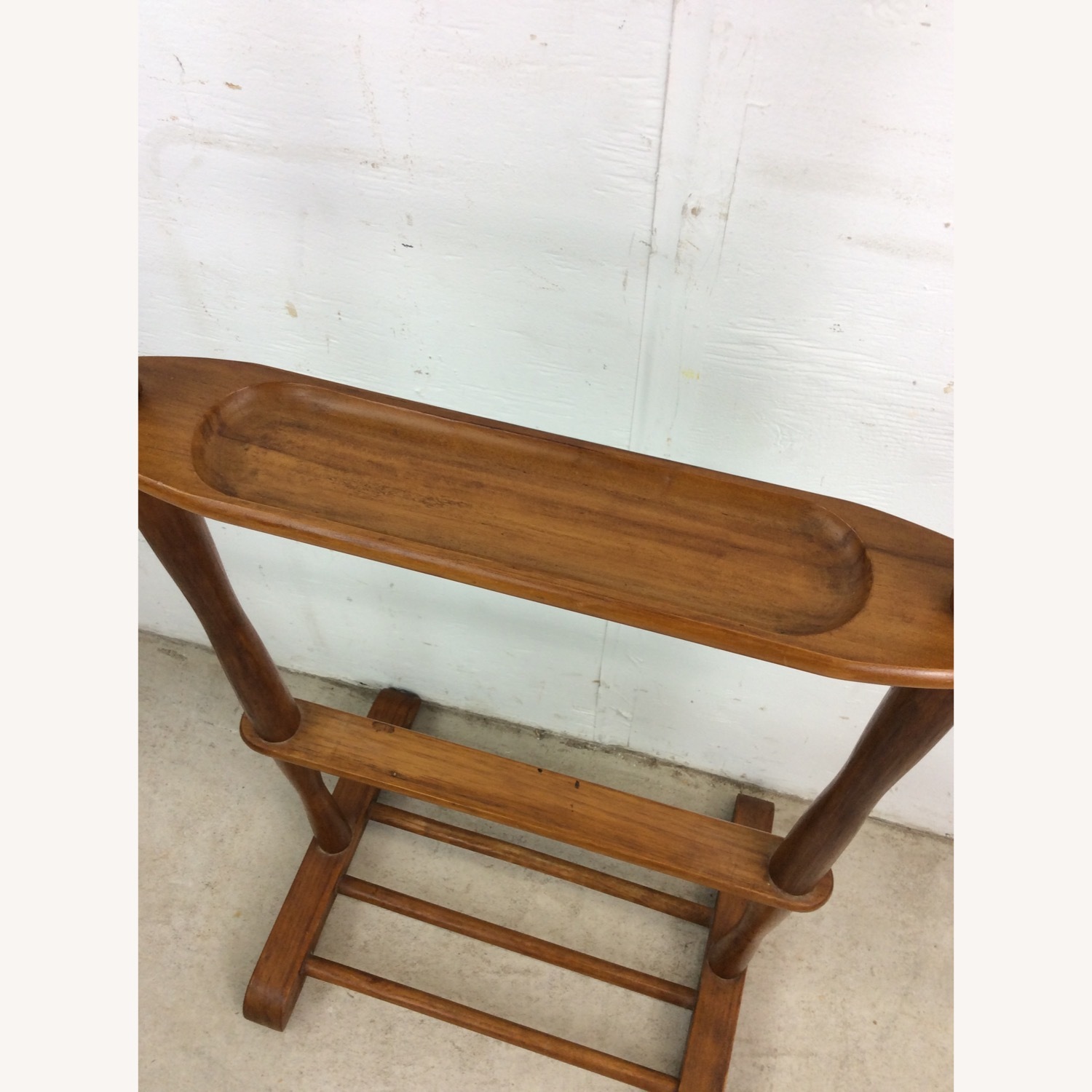 MCM Wood Gentleman's Valet with Accessory Dish - image-11