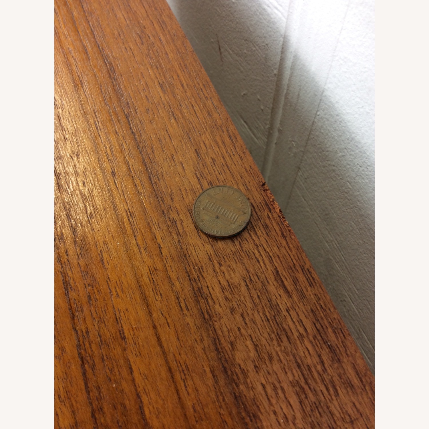 Danish Modern Teak 2 Drawer Nightstand  - image-8