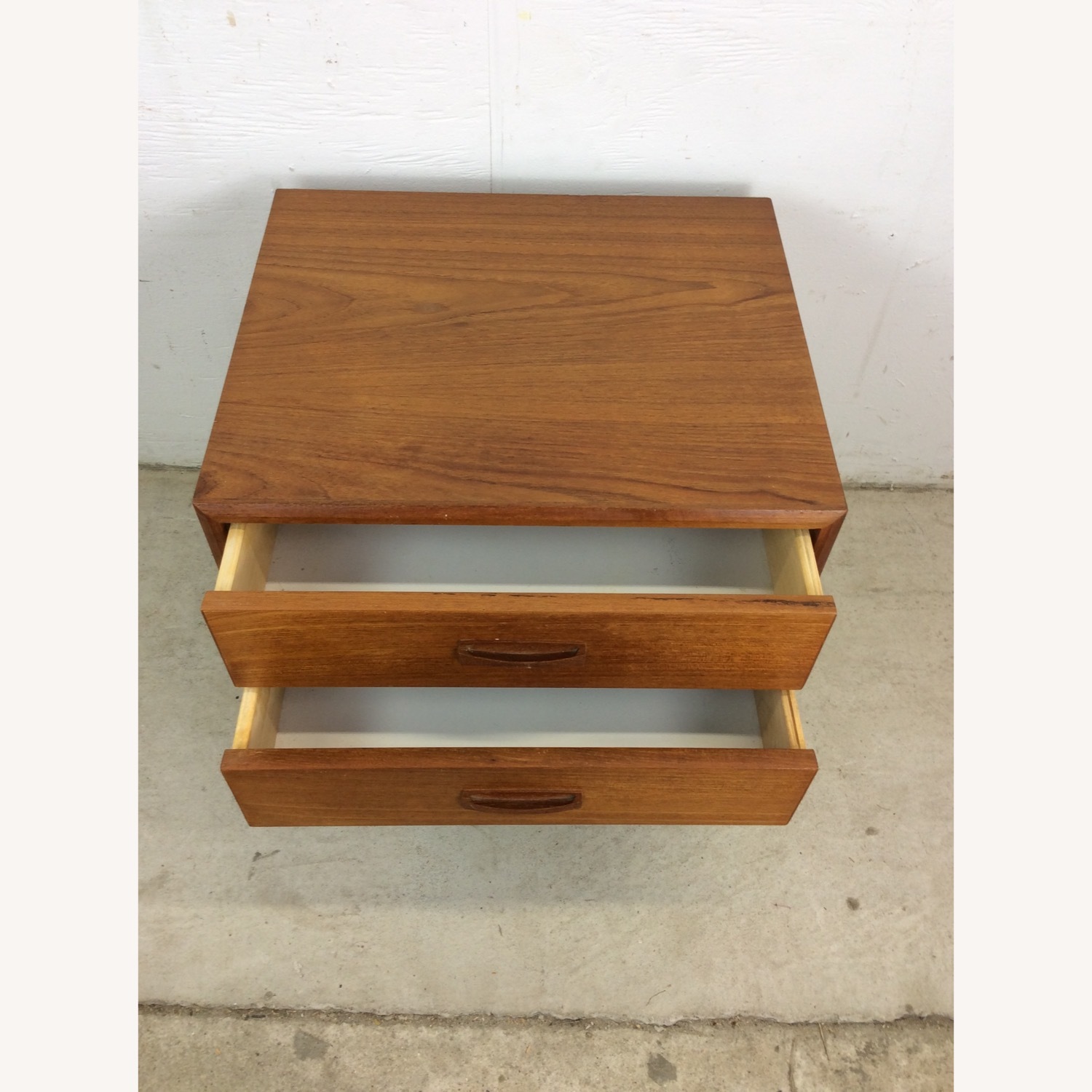 Danish Modern Teak 2 Drawer Nightstand  - image-4