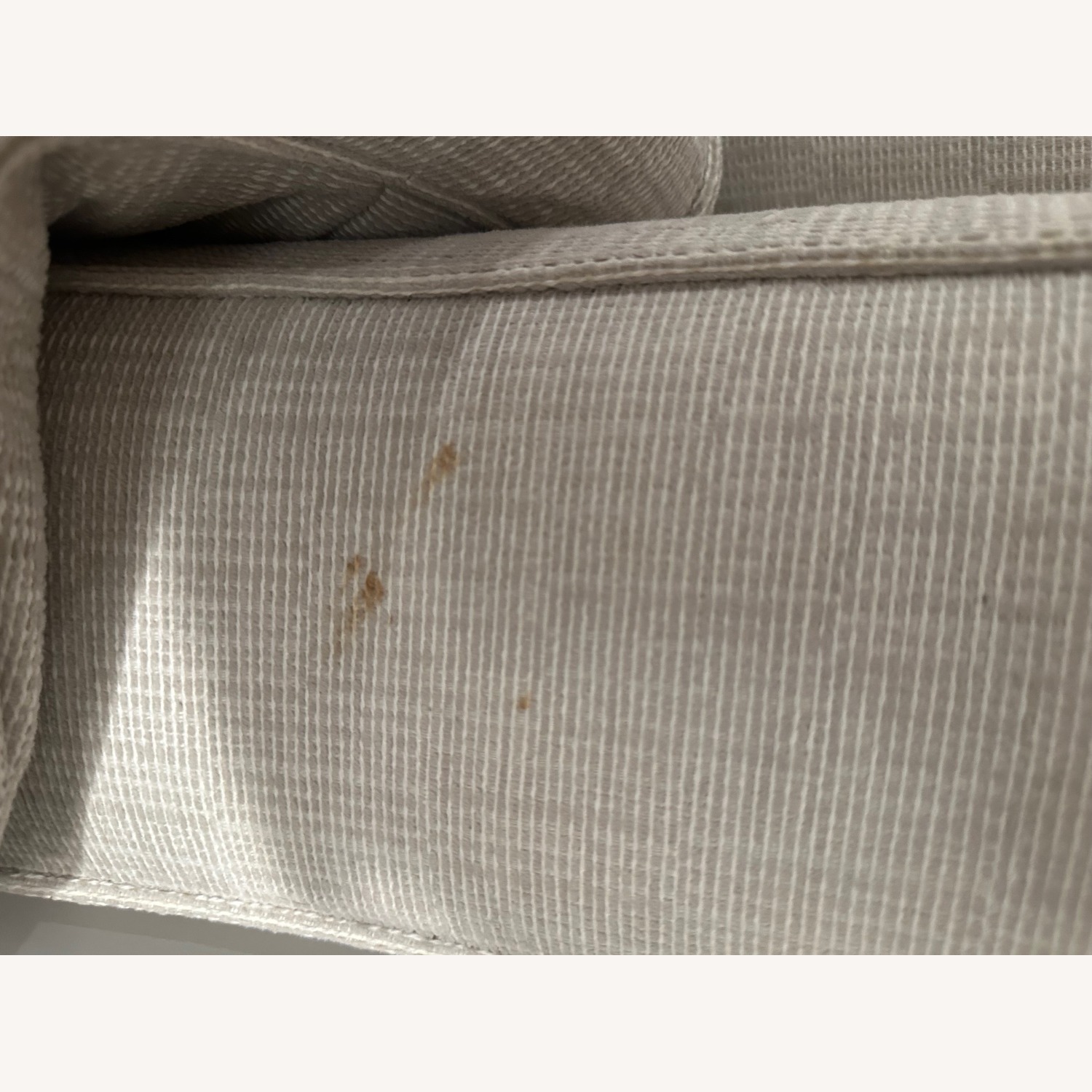 Duralee Custom Cream Couch, Stain Resistant - image-3