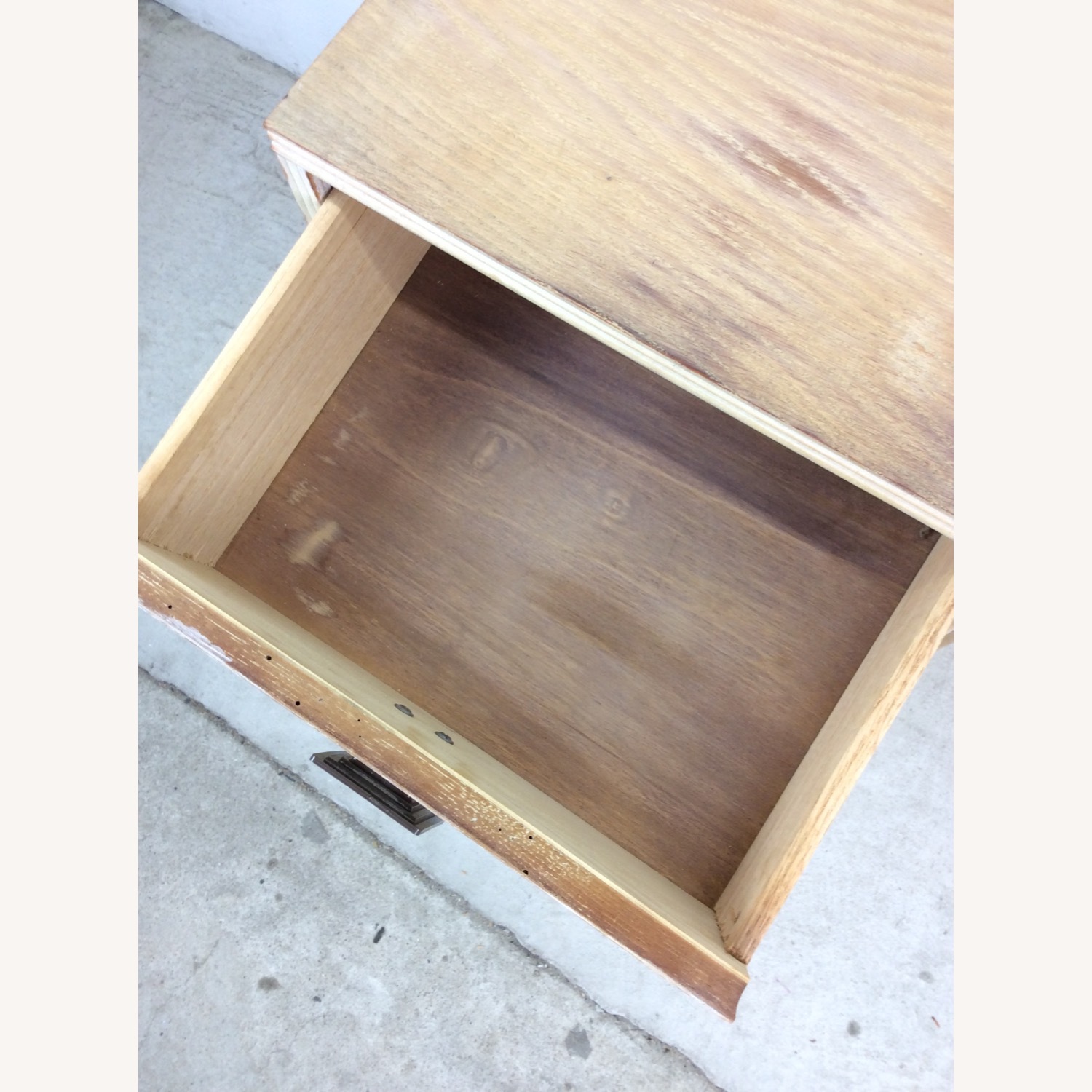 MCM Blonde Nightstand with Drawer & Cabinet - image-2