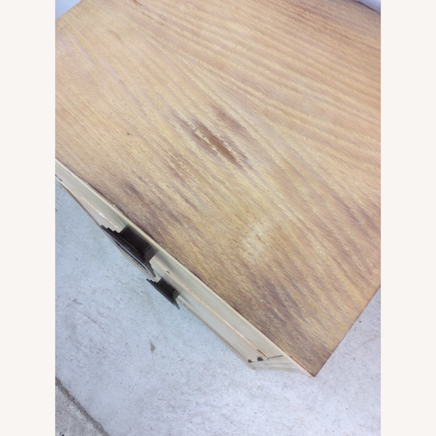 MCM Blonde Nightstand with Drawer & Cabinet - image-17