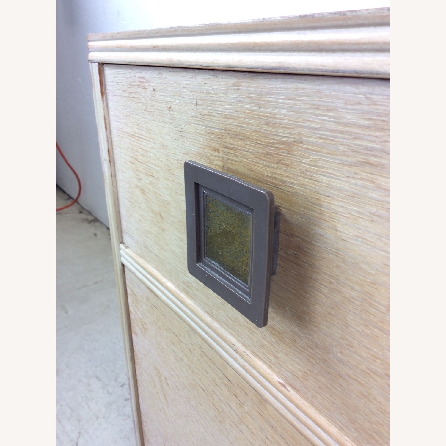 MCM Blonde Nightstand with Drawer & Cabinet - image-4