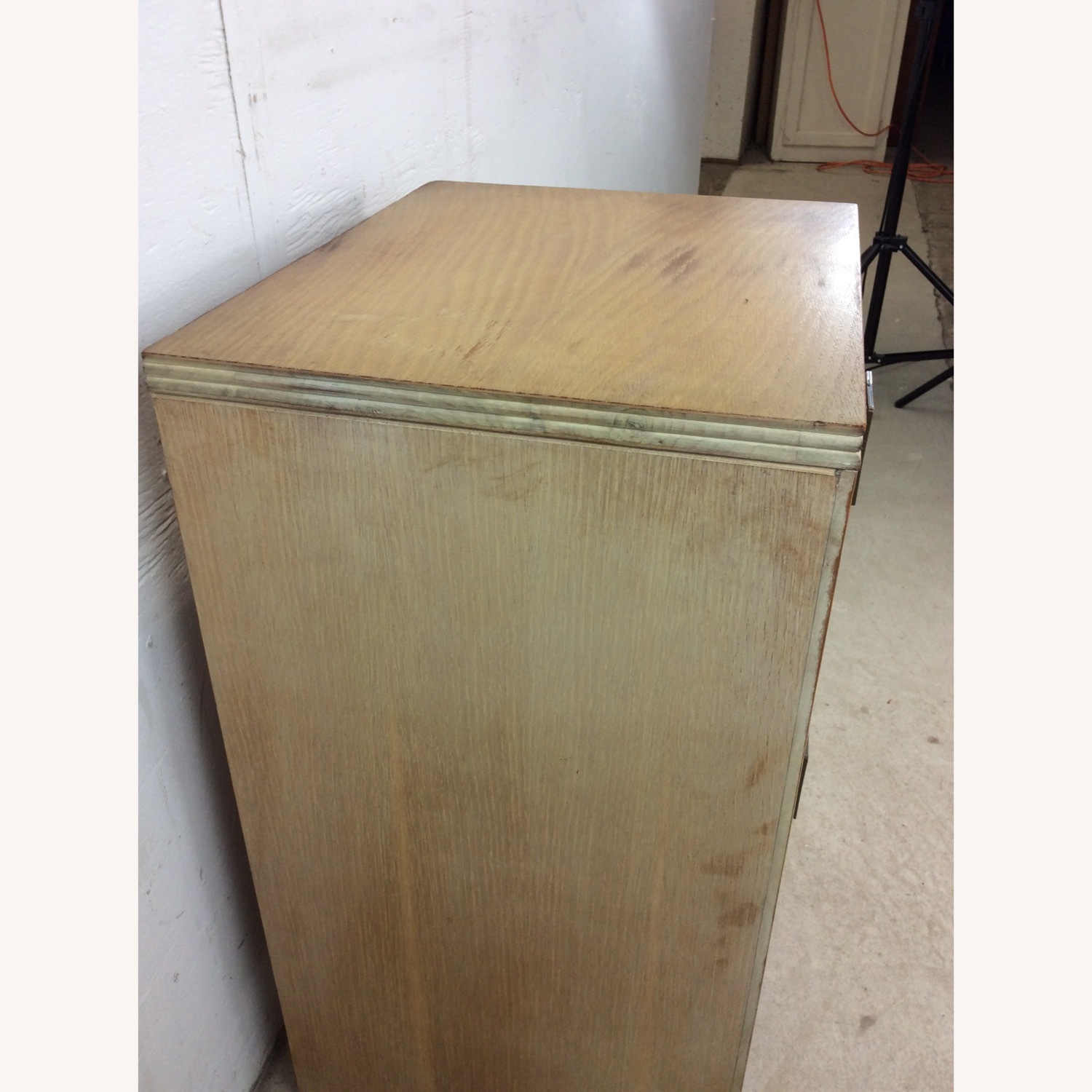 MCM Blonde Nightstand with Drawer & Cabinet - image-24