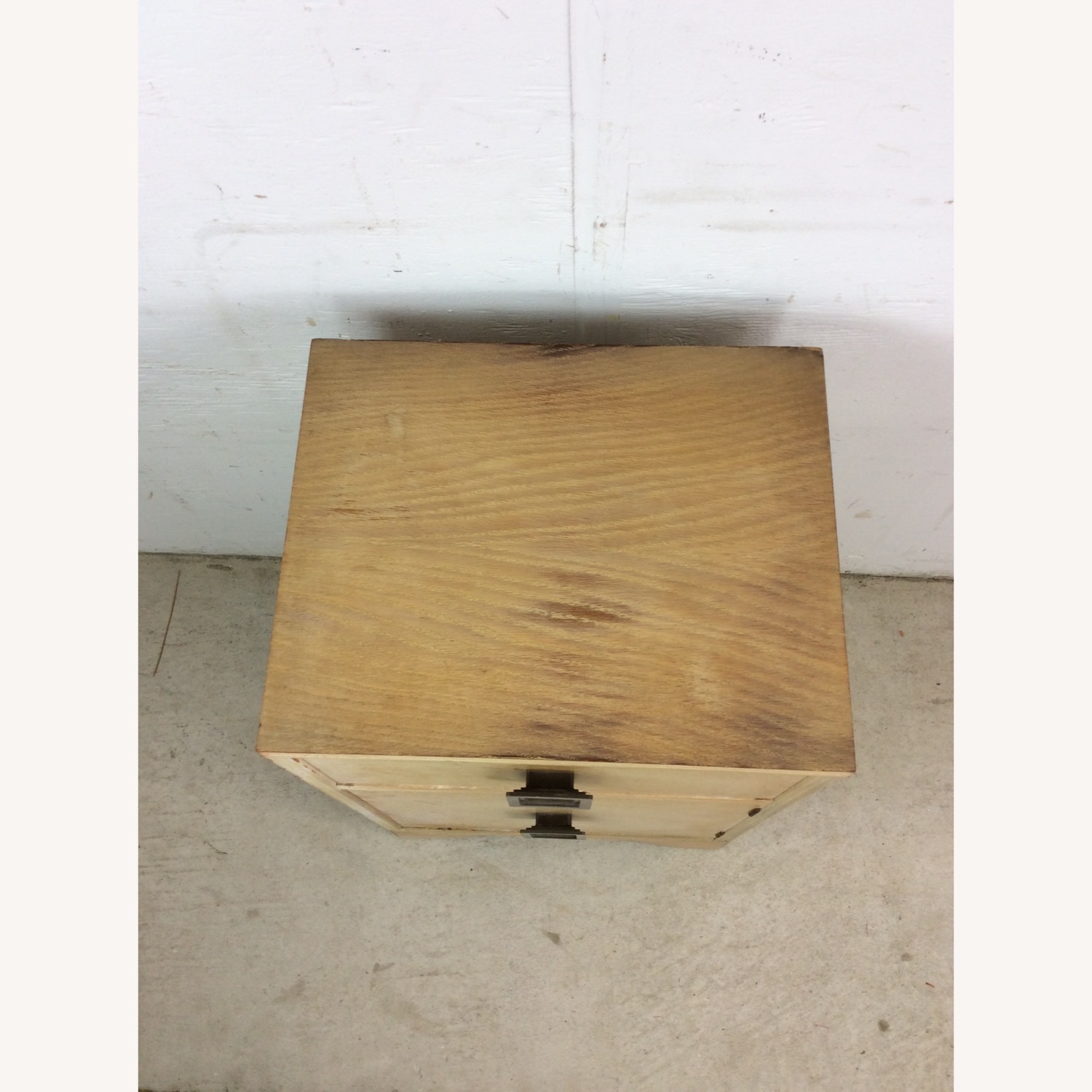 MCM Blonde Nightstand with Drawer & Cabinet - image-16
