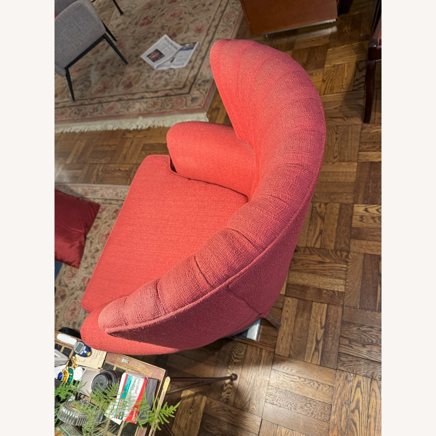 Poppy Red Armchair - image-2