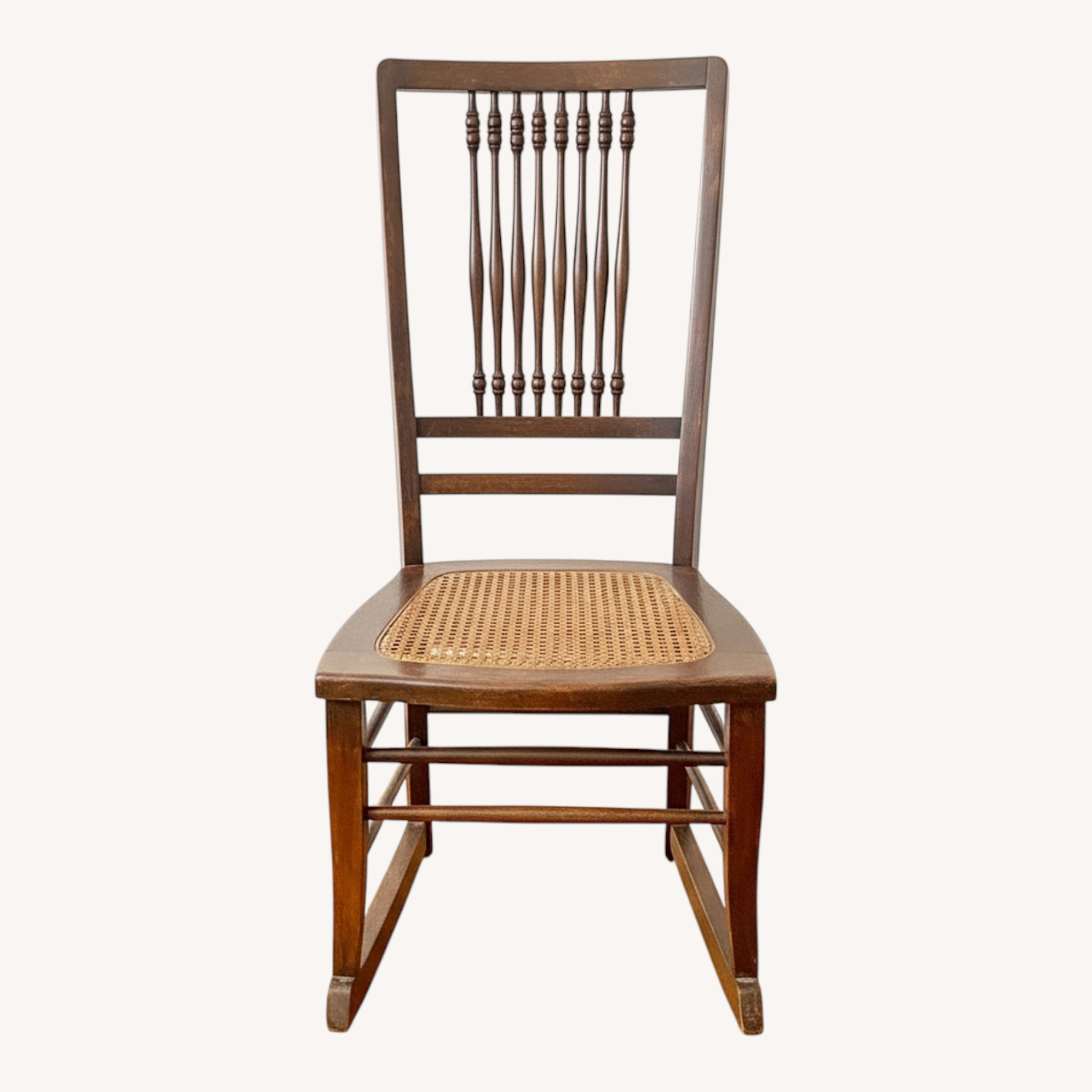 Rocking Chair with Cane Seat - image-0