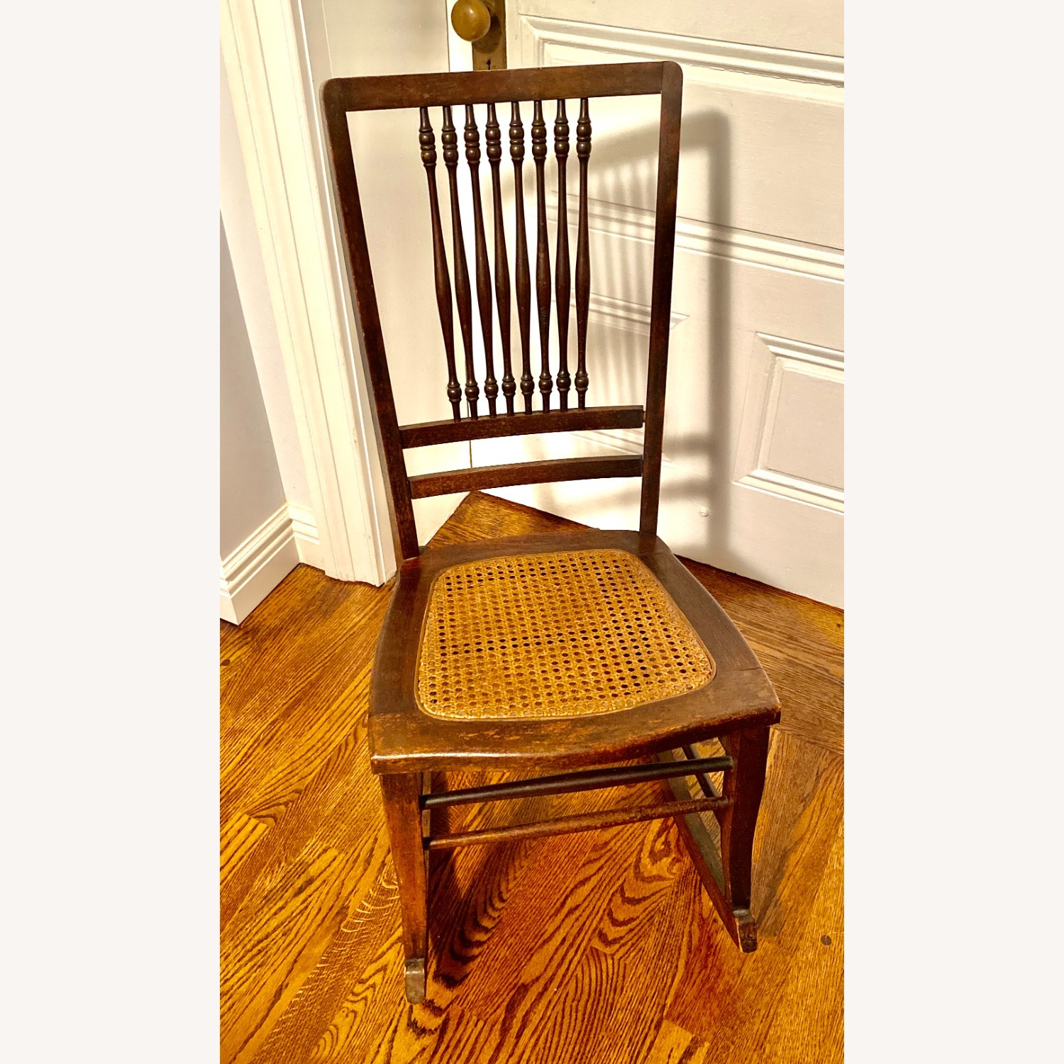 Rocking Chair with Cane Seat - image-0