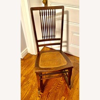 Rocking Chair with Cane Seat
