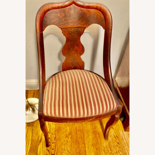 Used Accent Chairs with Red White Striped Seat for sale on AptDeco
