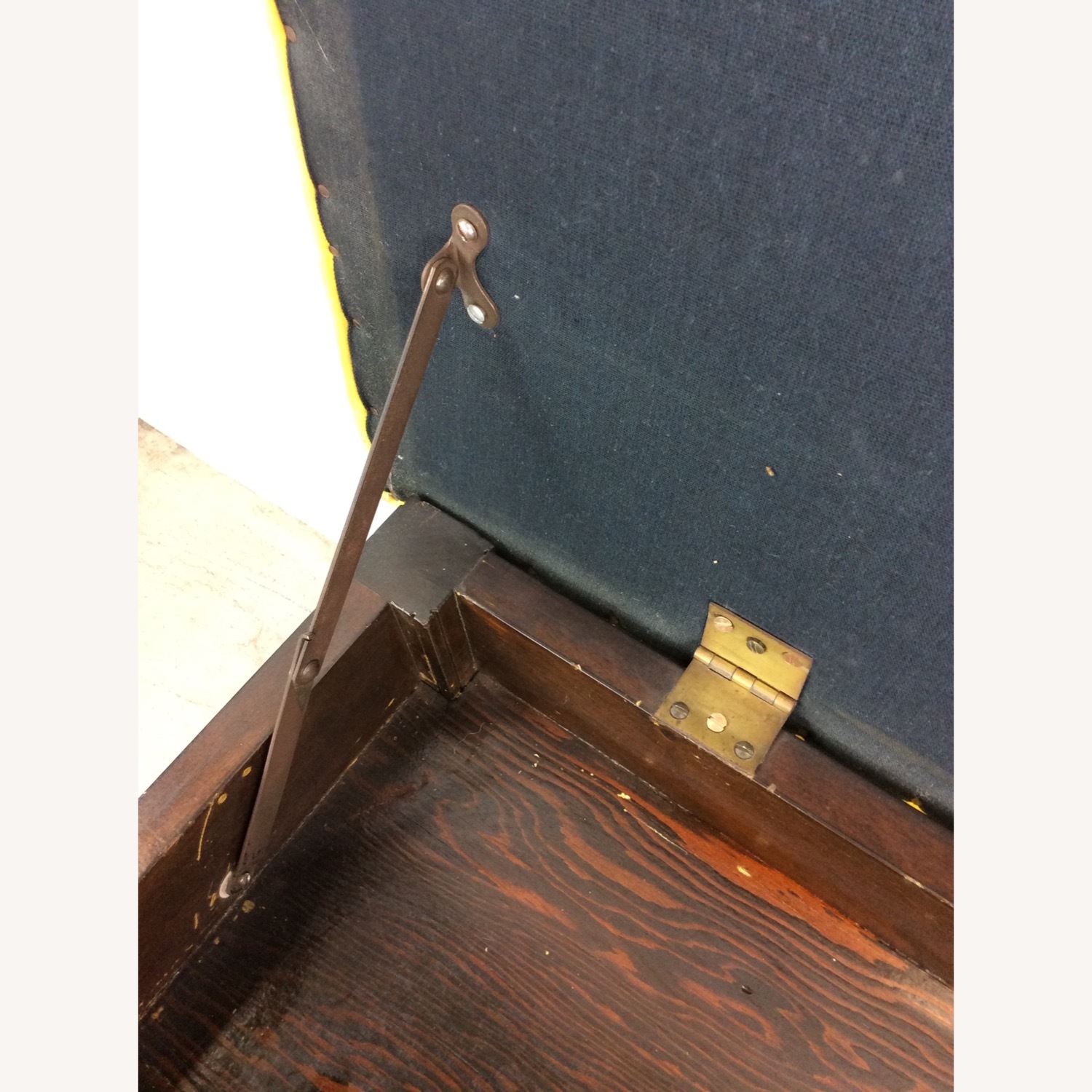 Mid Century Upholstered Piano Bench with Storage - image-16